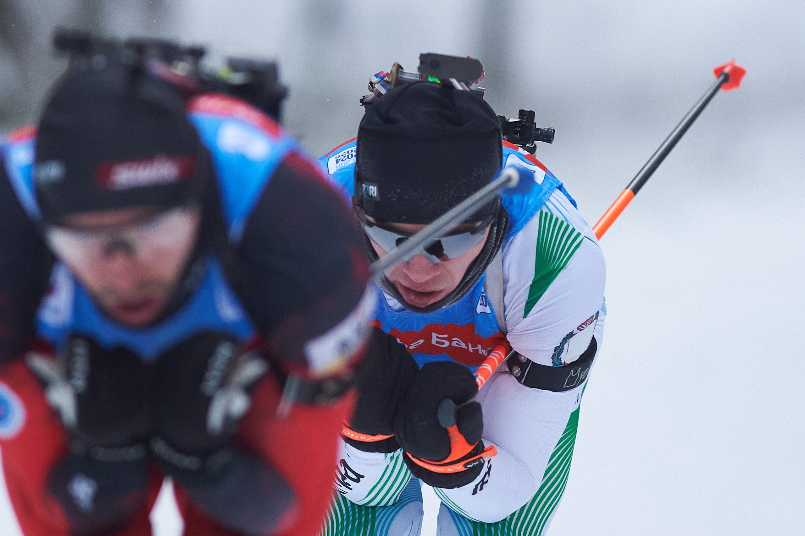 Биатлон. Чемпионат России — 2024/2025, 3-й этап, Ижевск. Спринт. Мужчины. Спортивный репортажный фотограф в Ижевске Сергей Мерзляков