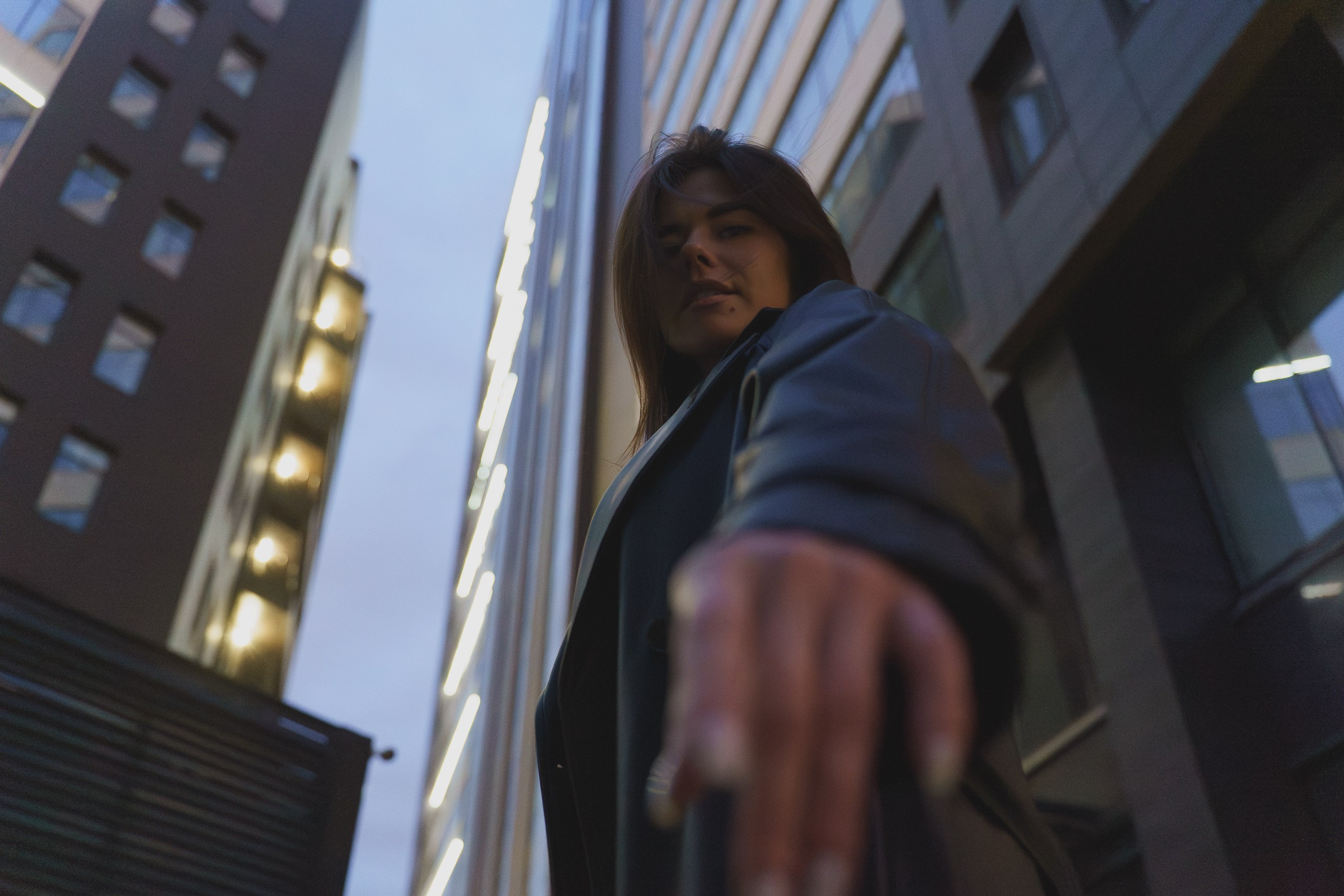 Ночной город в кадре: портретная фотосессия для блогера | Фотограф Екатеринбург