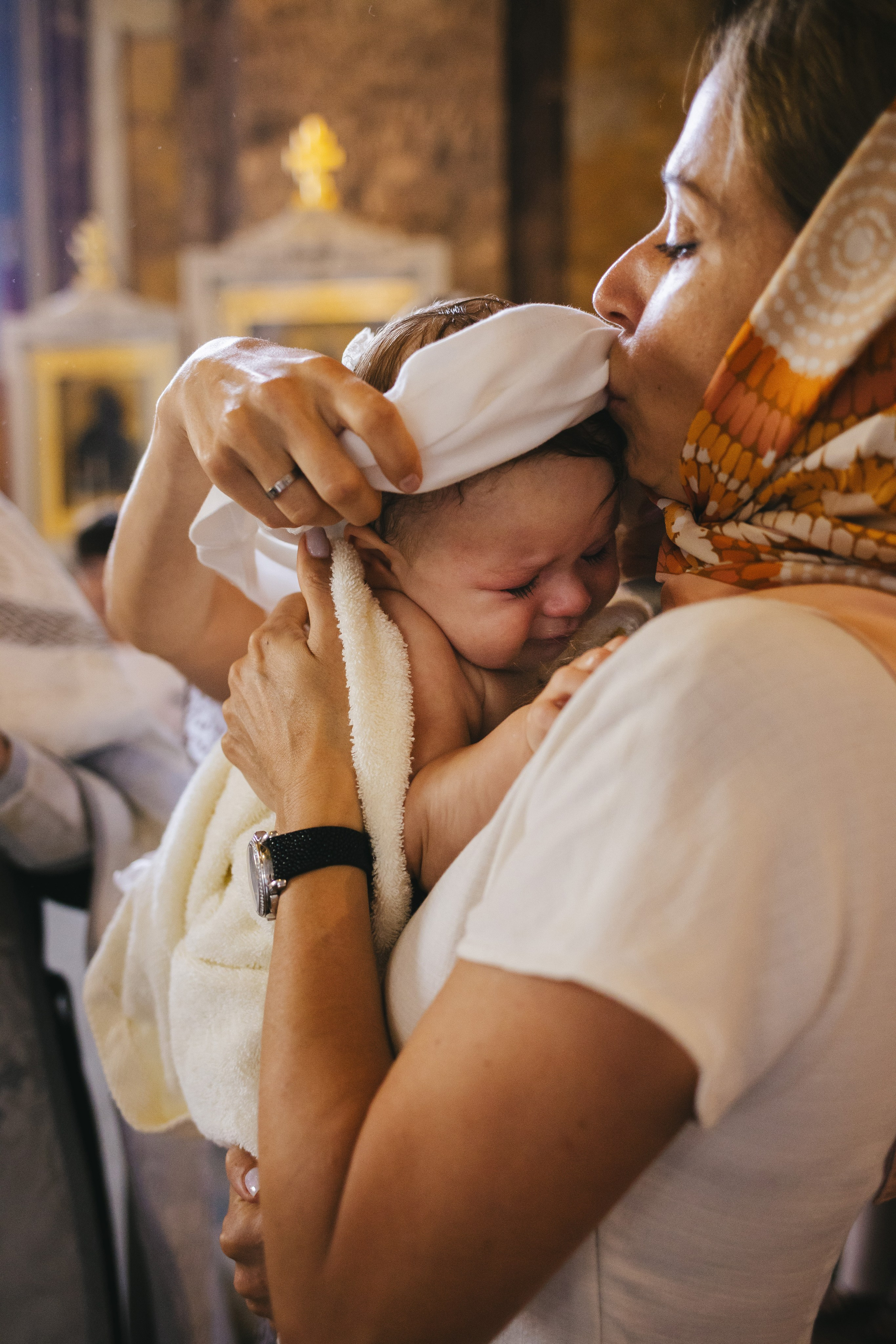 Эльдар, Анастасия и Мира_крещение. Семейный lifestyle фотограф в Санкт-Петербурге Людмила Пахомова