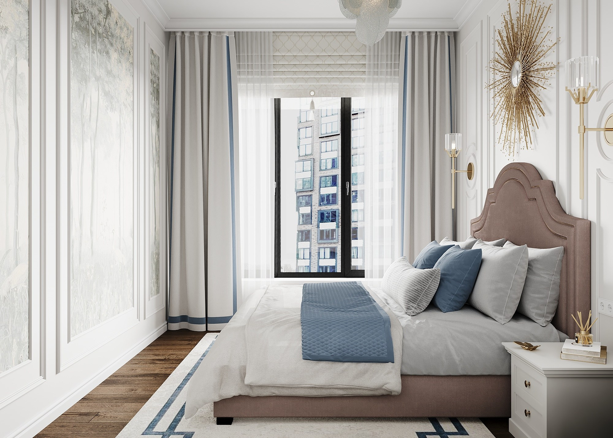 RESIDENCE WEST GARDEN, MOSCA. Irina Balykina — Interior 3D Visualisation