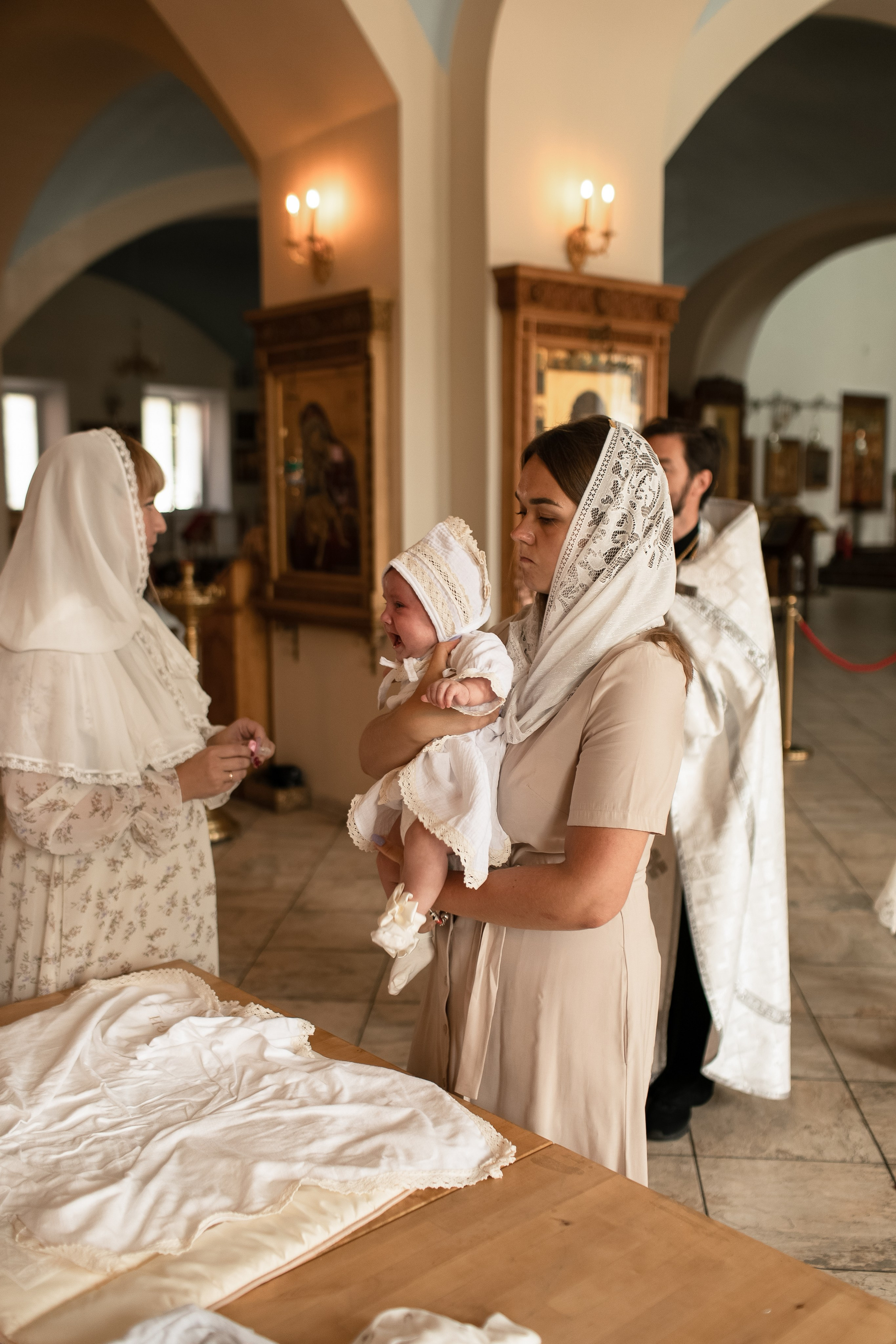 Крещение Анастасии. Свадебный и Семейный фотограф в Москве Александра Вайпер