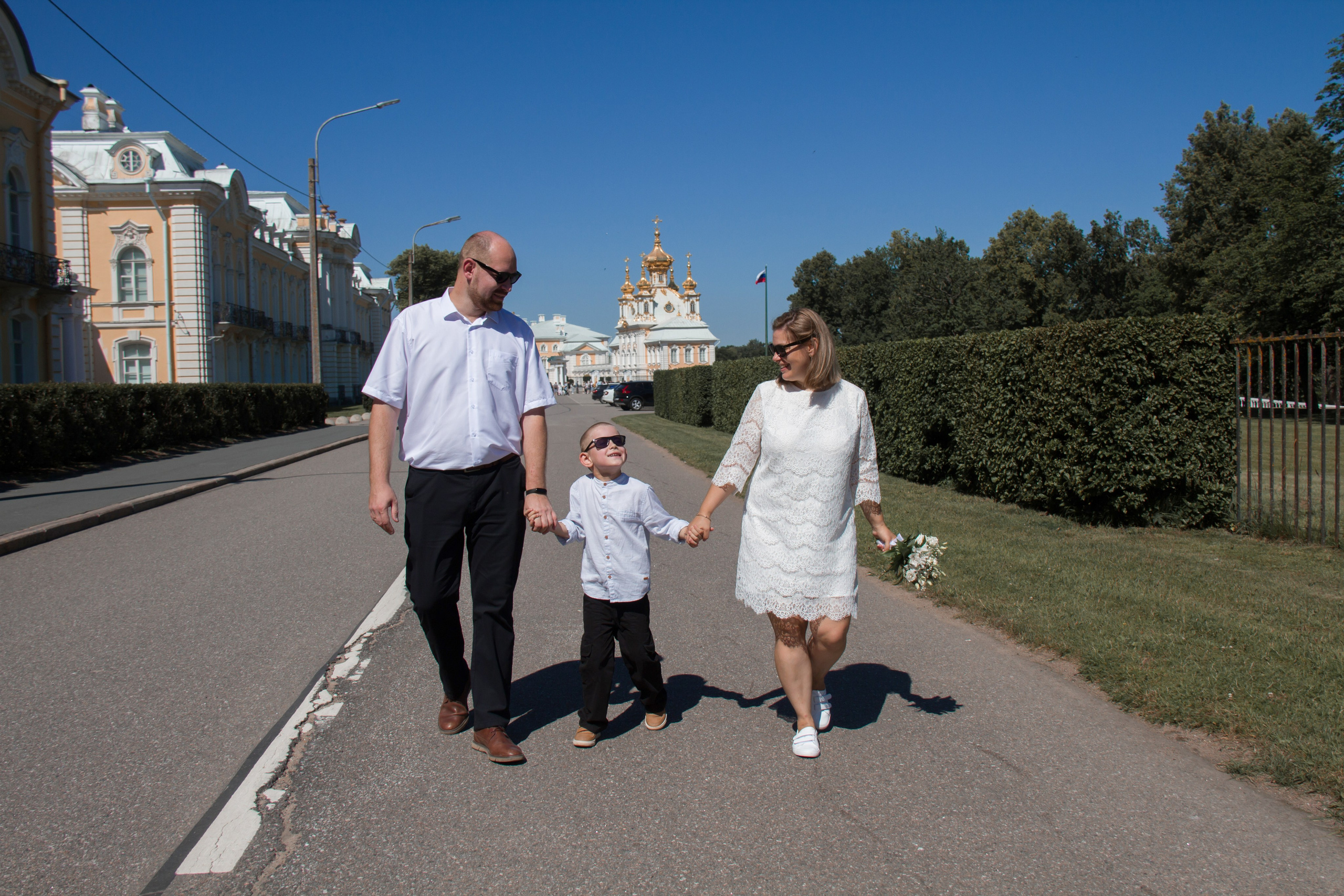 Семейная съёмка в Петергофе. Свадебный, семейный и контент фотограф в Санкт- Петербурге Елена Грие