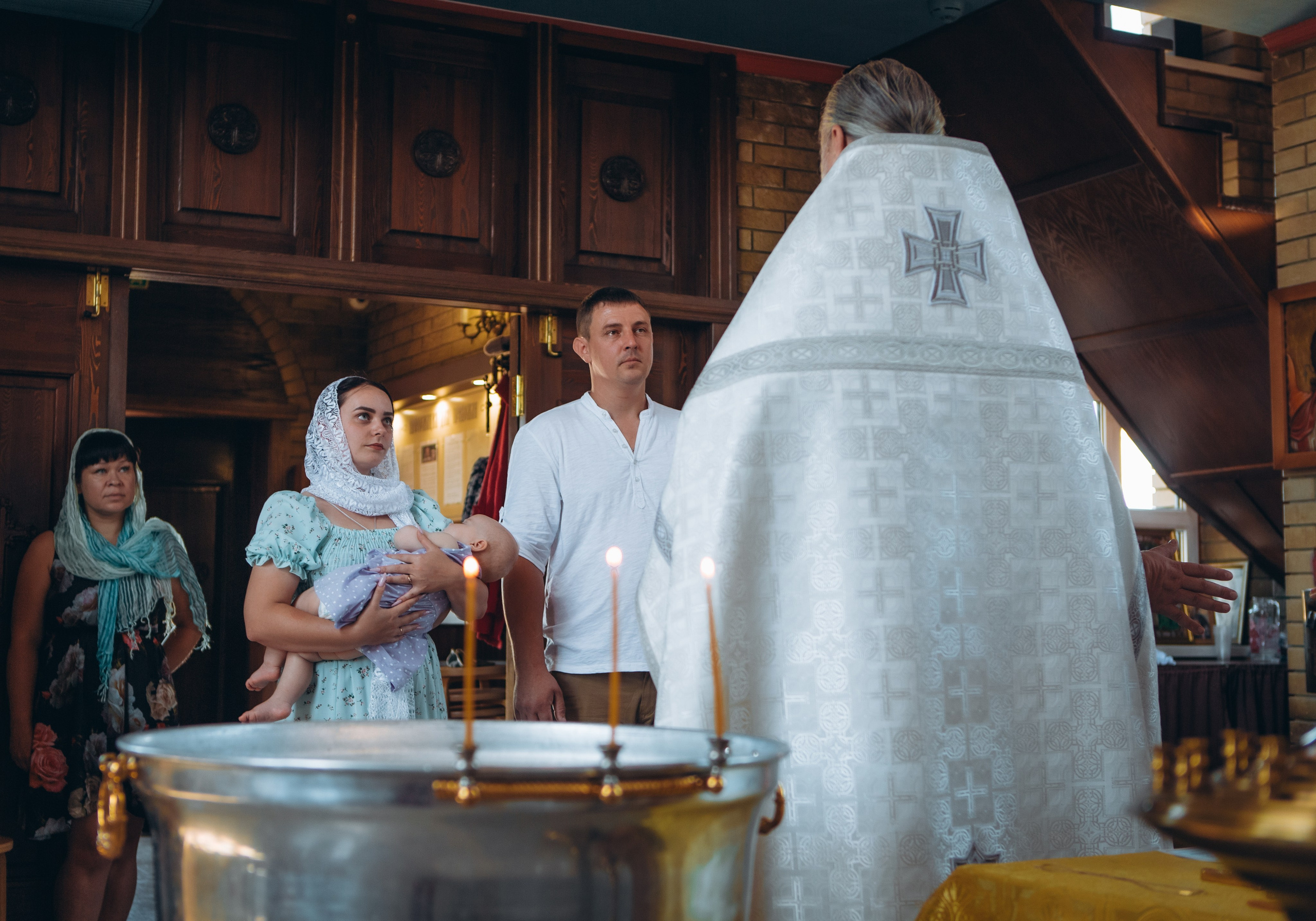 Таинство крещения Милании. Photographer EKATERINA RUSKIKH