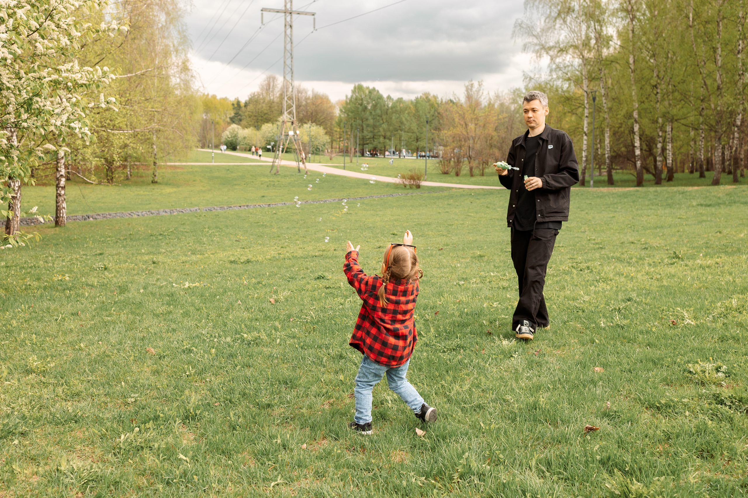 Прогулка в парке Москвы