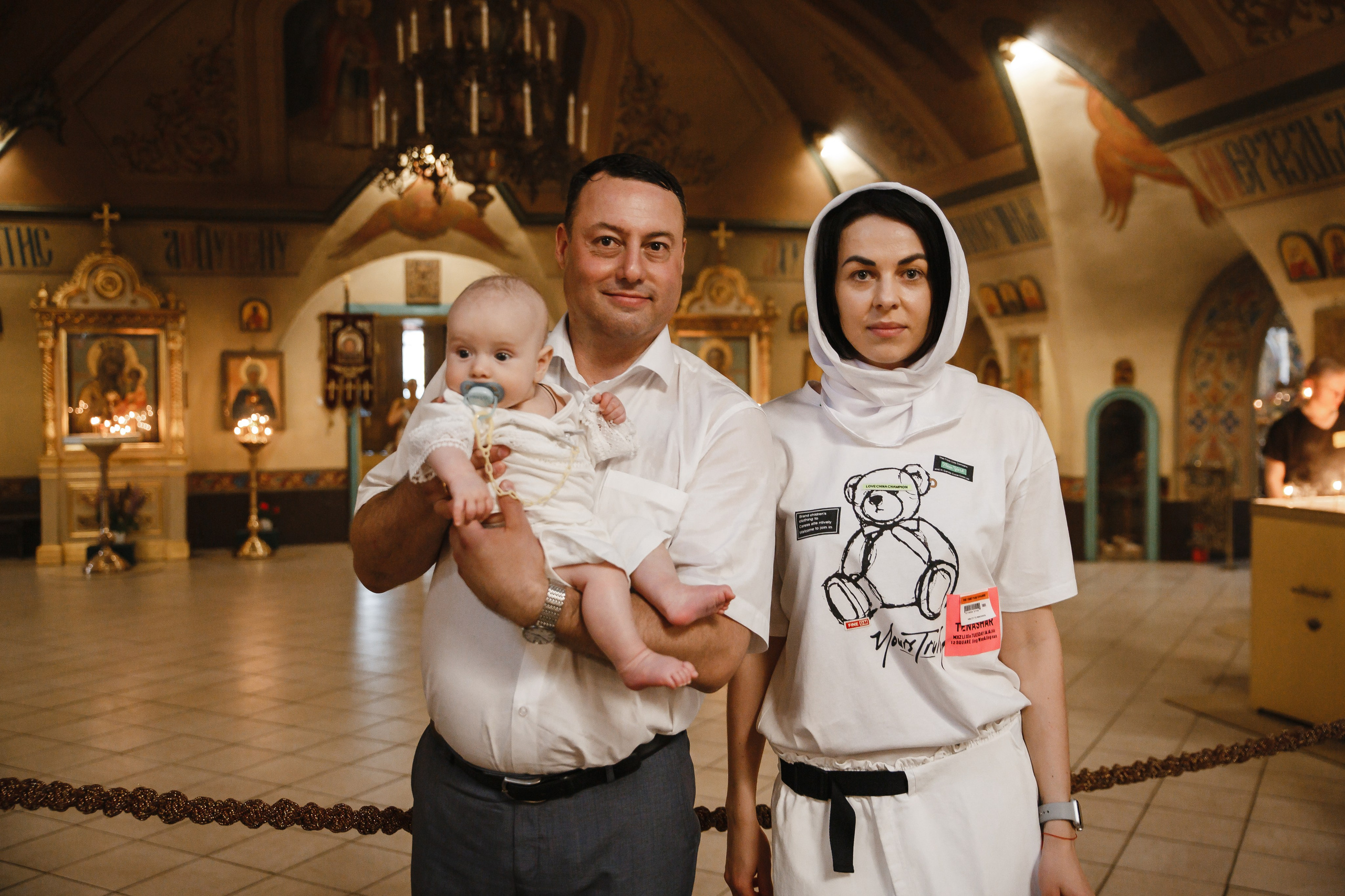 Крещение в Храме Григория Неокесарийского на Б. Полянке в Москве. Фотограф на Крещение Москва