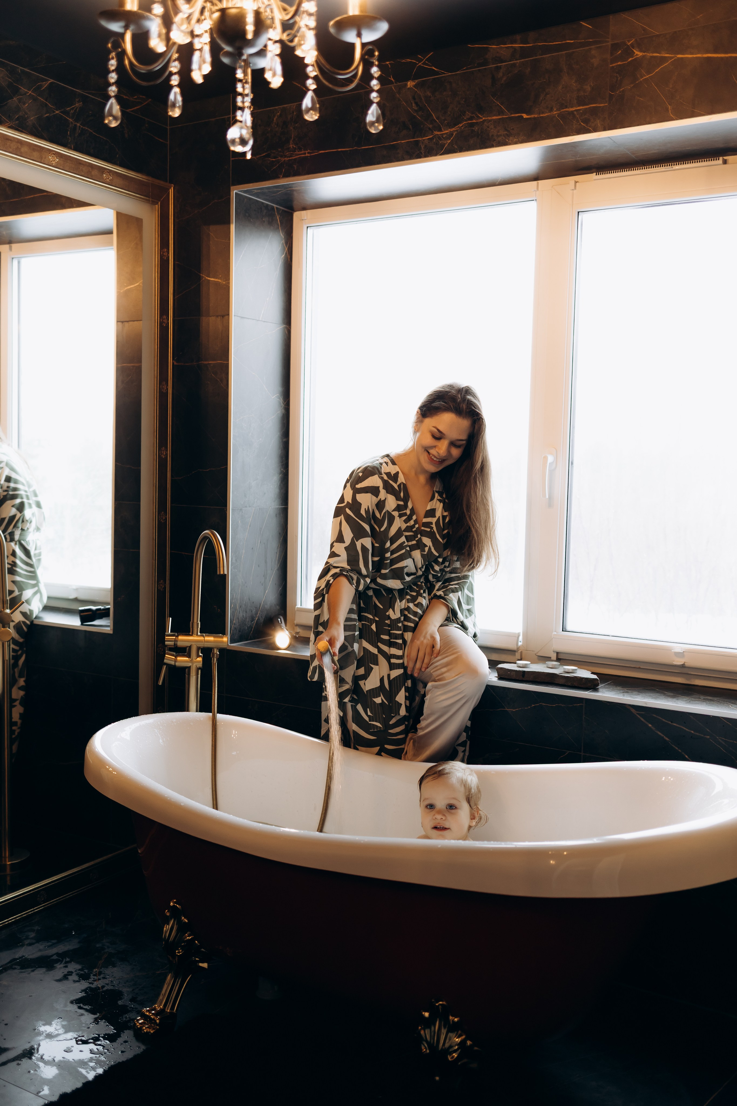 Купание в ванной. Фотограф Петрозаводск/СПБ