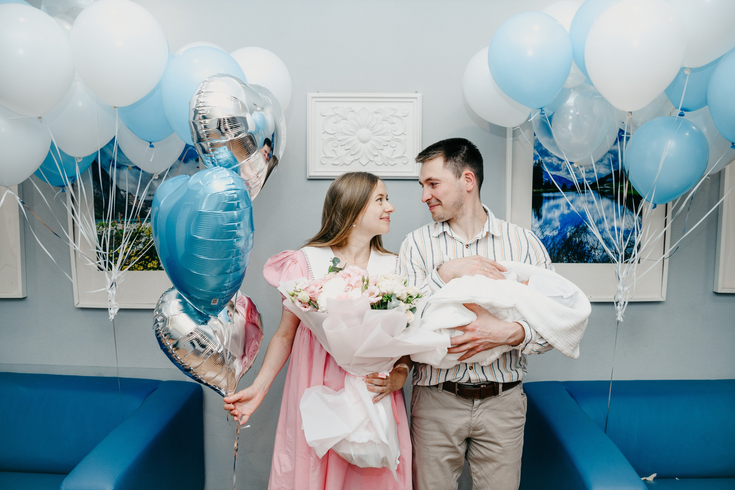 Выписка Ивана. Фотограф на выписку из роддома в Москве и МО