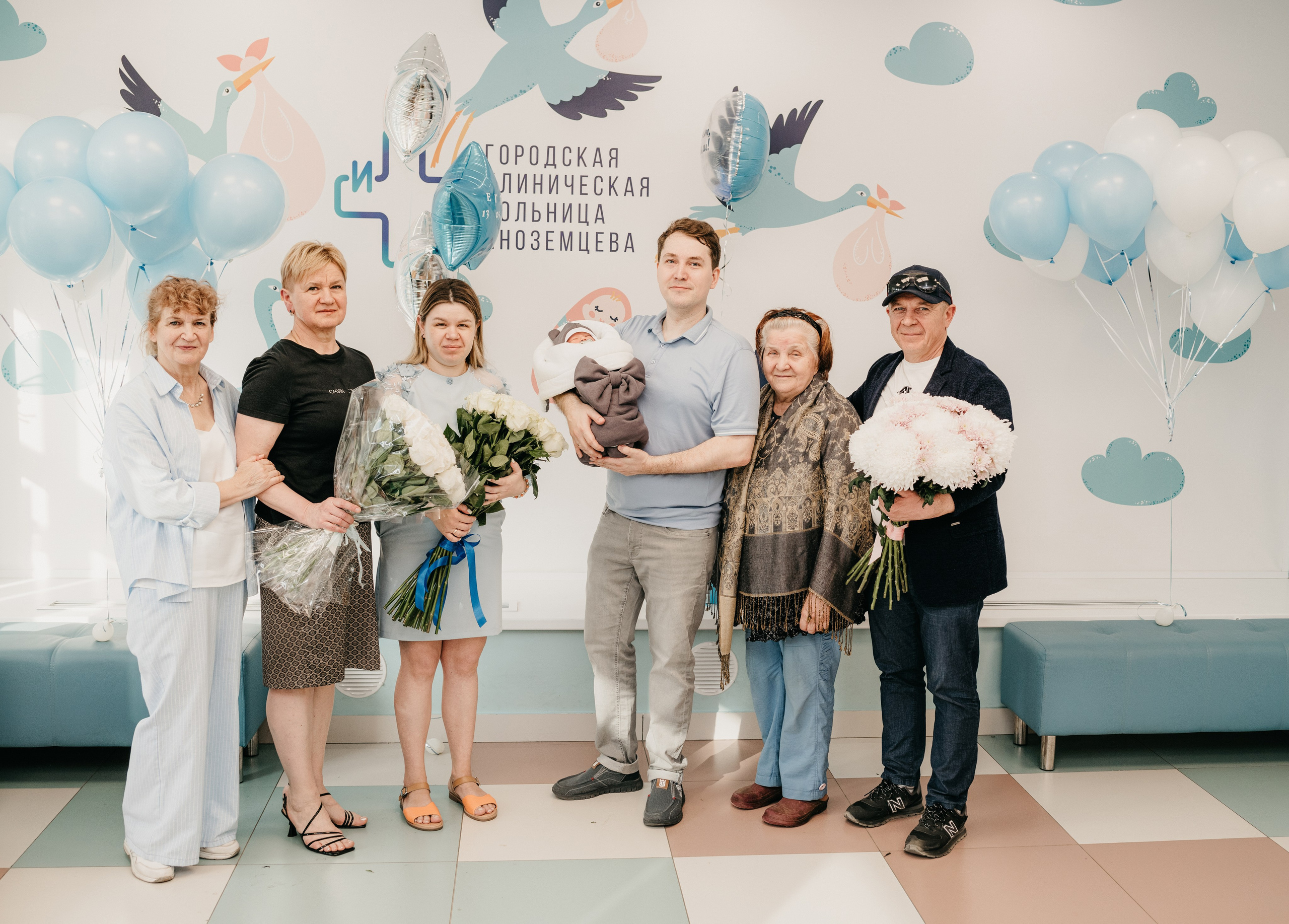 Выписка Егора. Фотограф на выписку из роддома в Москве и МО