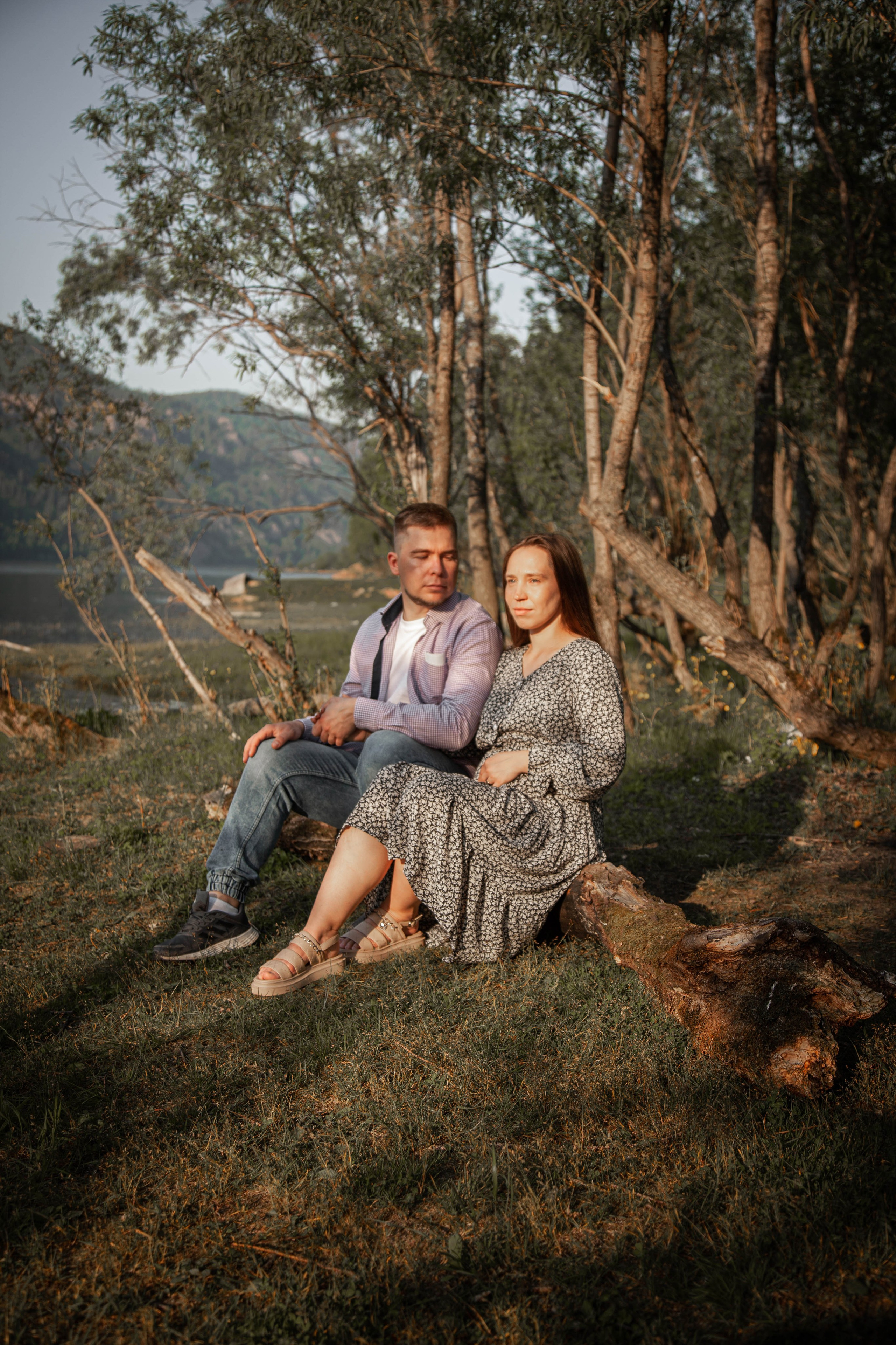 Съемка «В ожидании» Елена и Максим