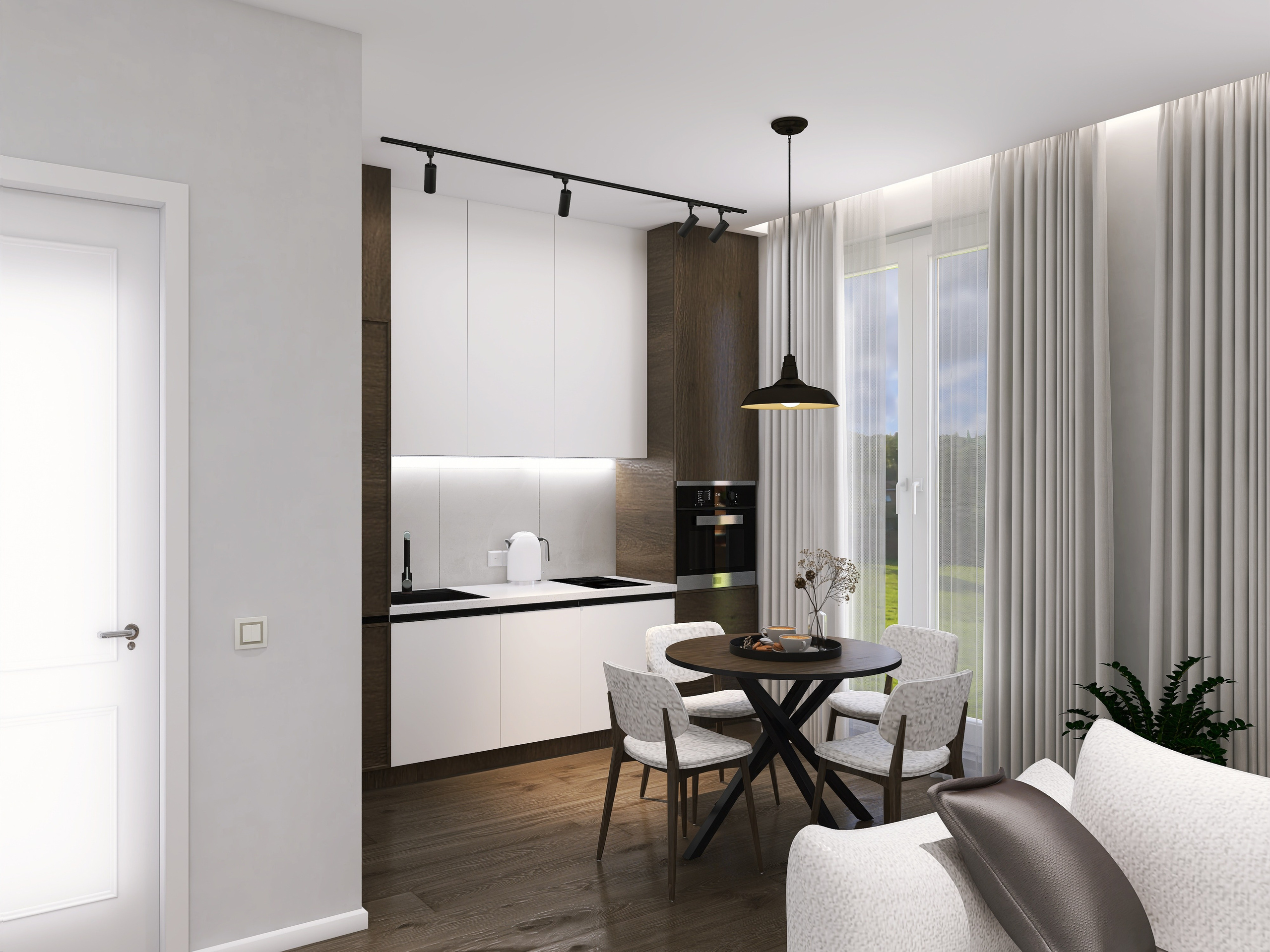 КП Green Park. Площадь 60 кв. м. Дизайнер интерьера в Новосибирске_Елена Сергеева