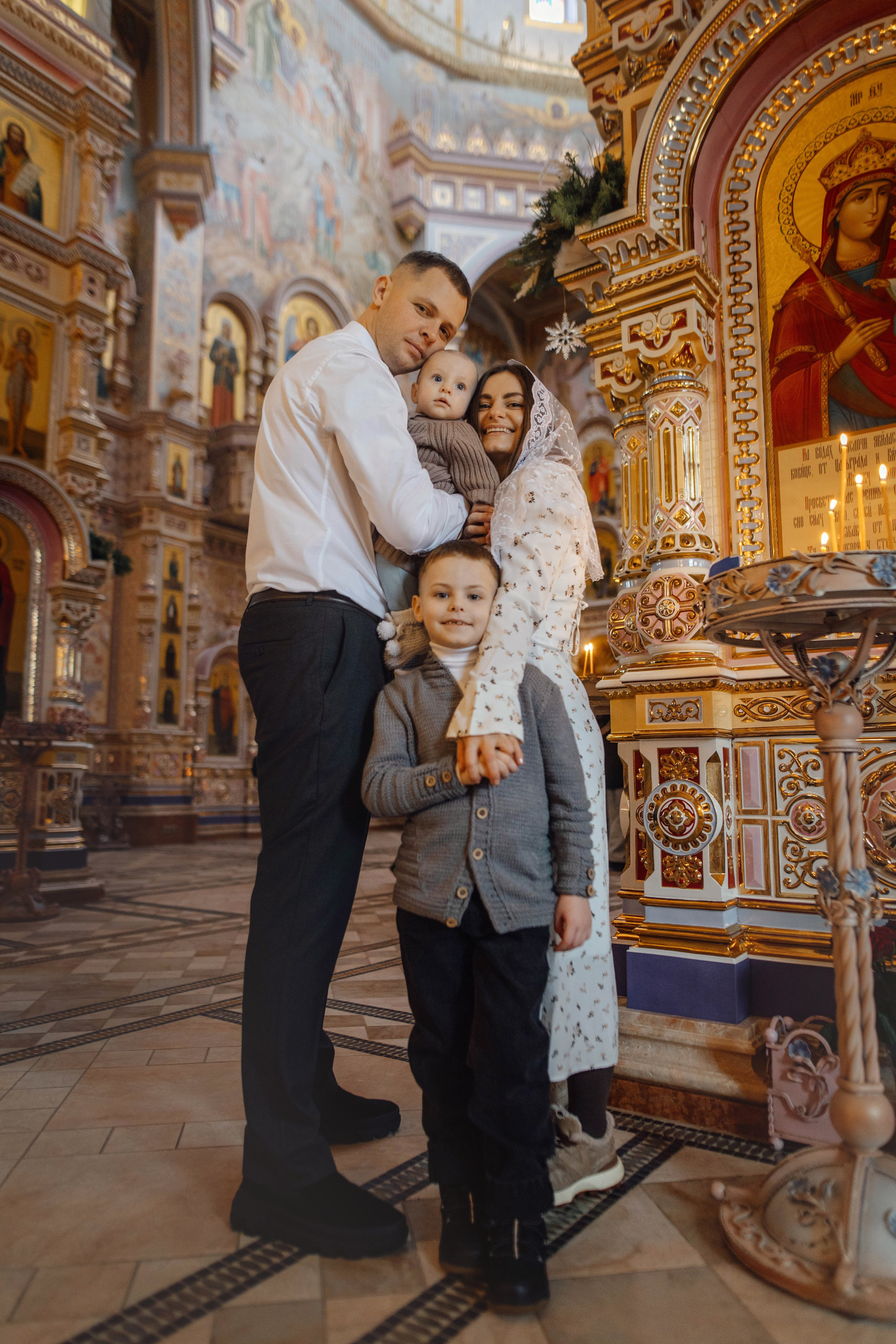 Крещение Матвея, храм Святой Троицы, декабрь 2025