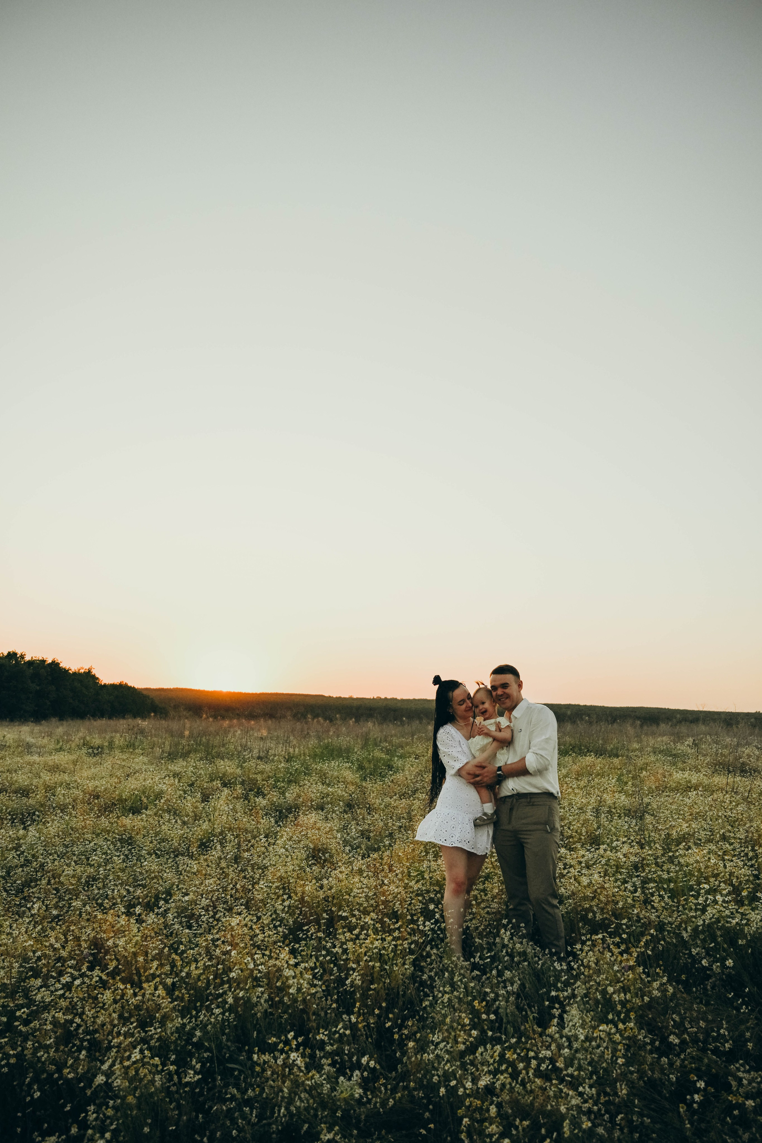 Ромашковое поле. Семейный фотограф в Москве Люберцах Ирина Вронская