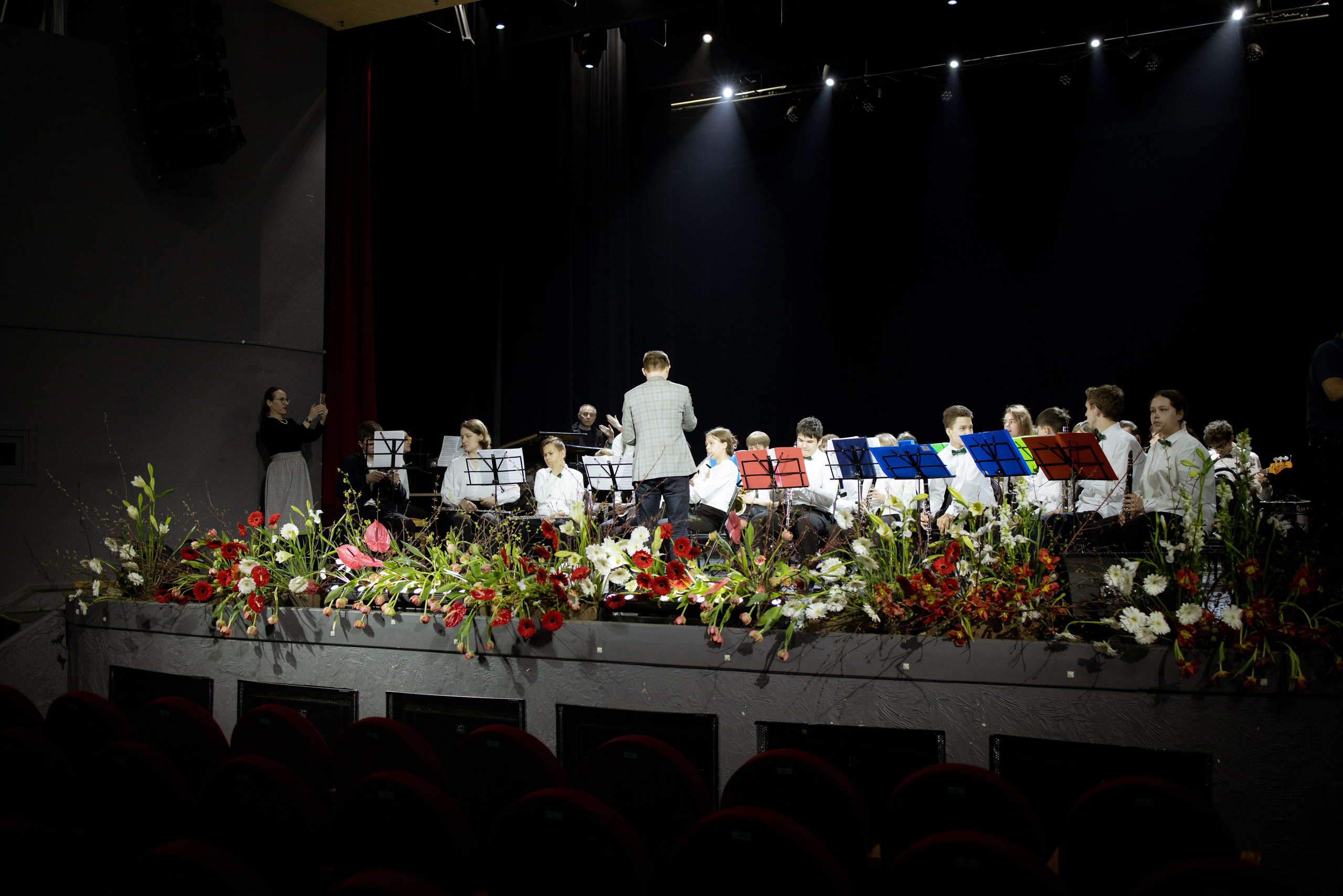 Оформление Отчетного концерта Музыкальной школы Глазунова. Оформление свадеб, декор свадеб Вера Маркова, Москва