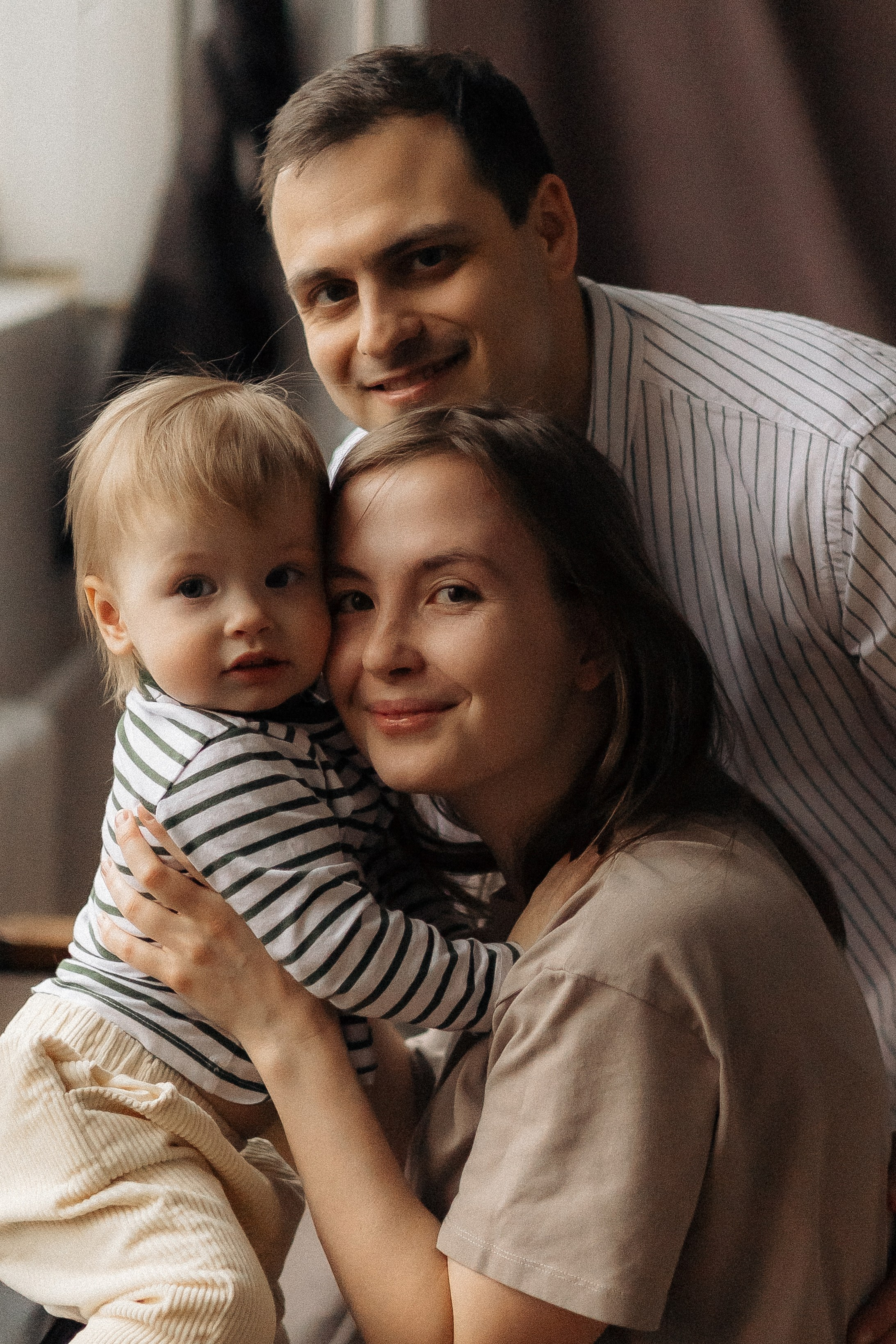 Сабина с мамой и папой