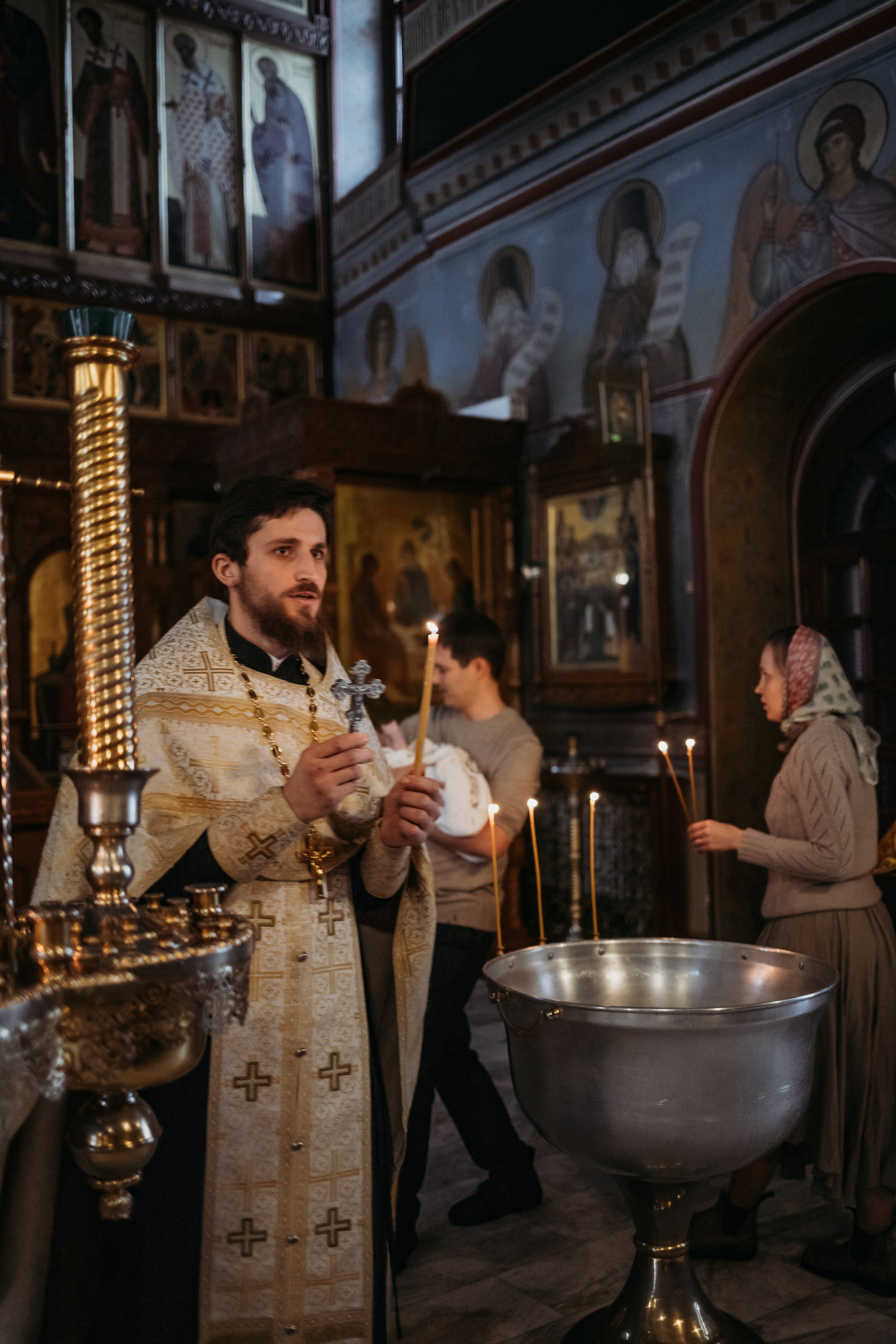 Крещение Тимофея. Семейный и детский фотограф в Москве Александра Нараевская