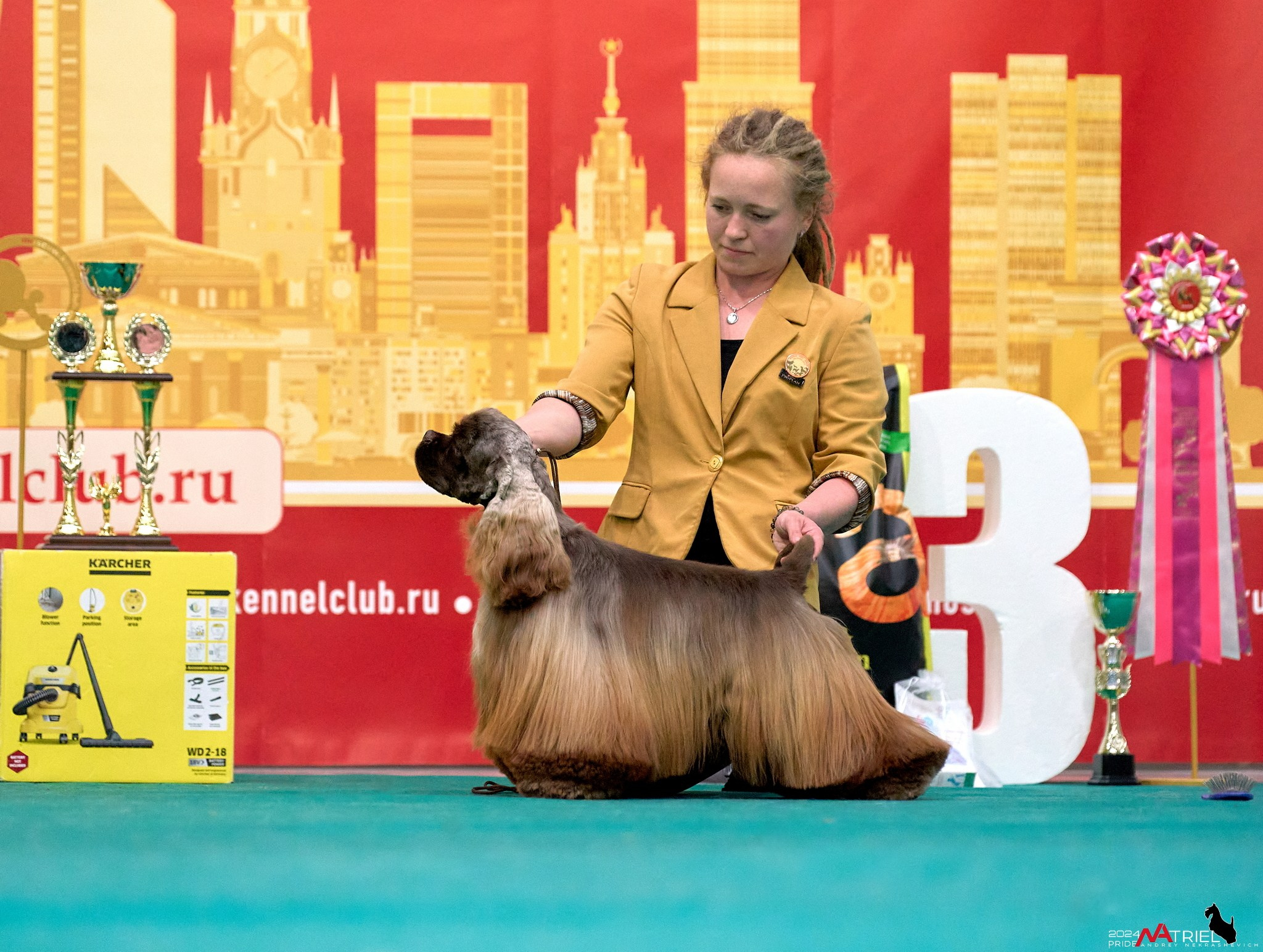 Съемка на выставке в Крокус