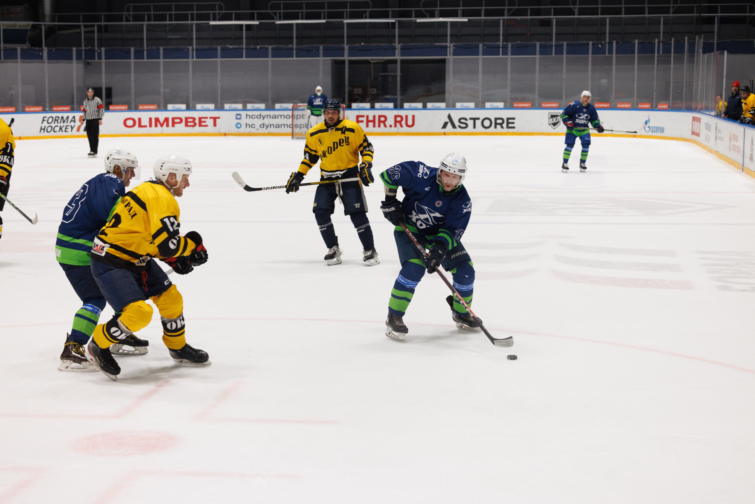 НХЛ (40+) Ижорец — Хорс 3-3. Фотограф Александр Заломаев