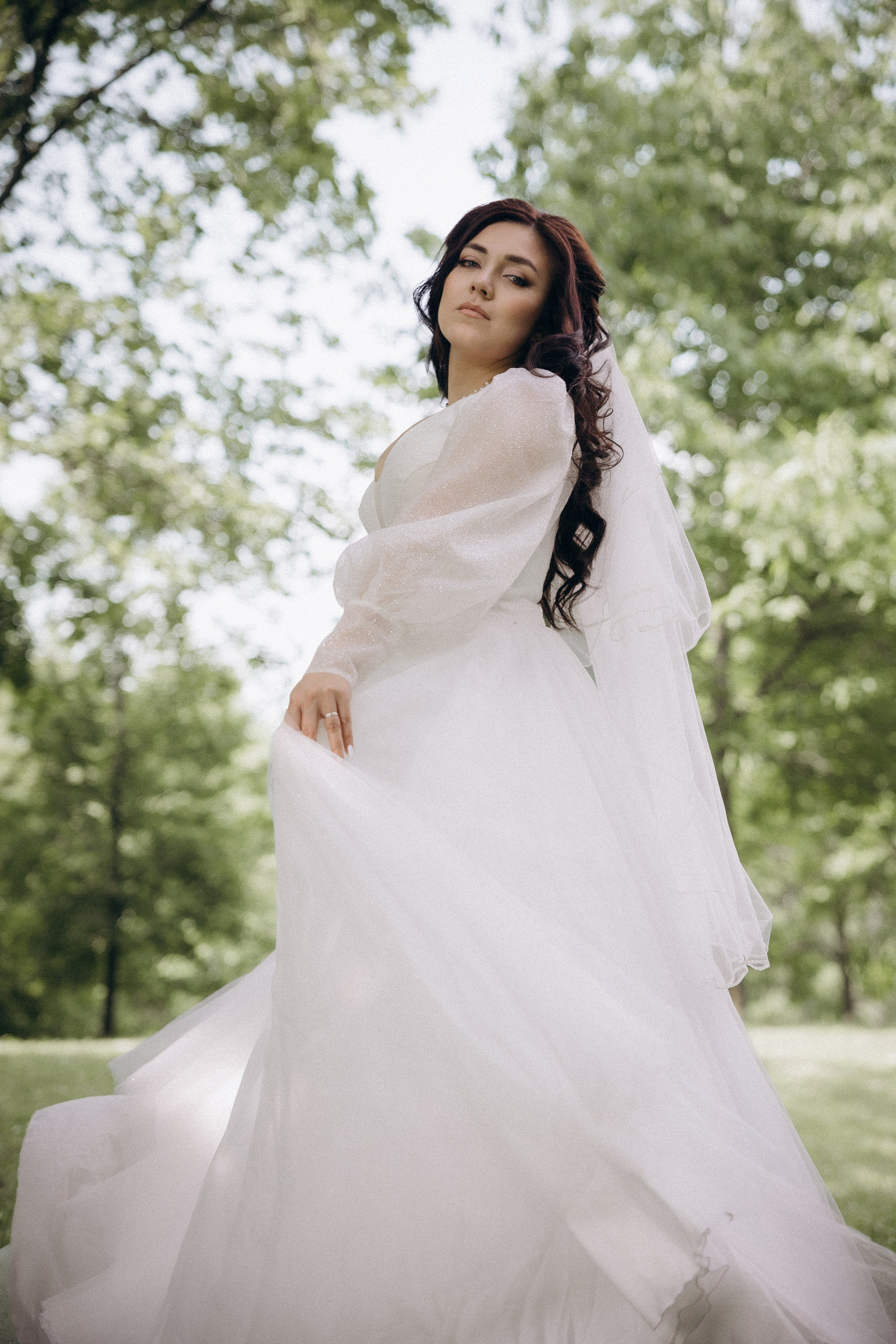 Свадебная фотосессия в парке Царицыно города Москвы