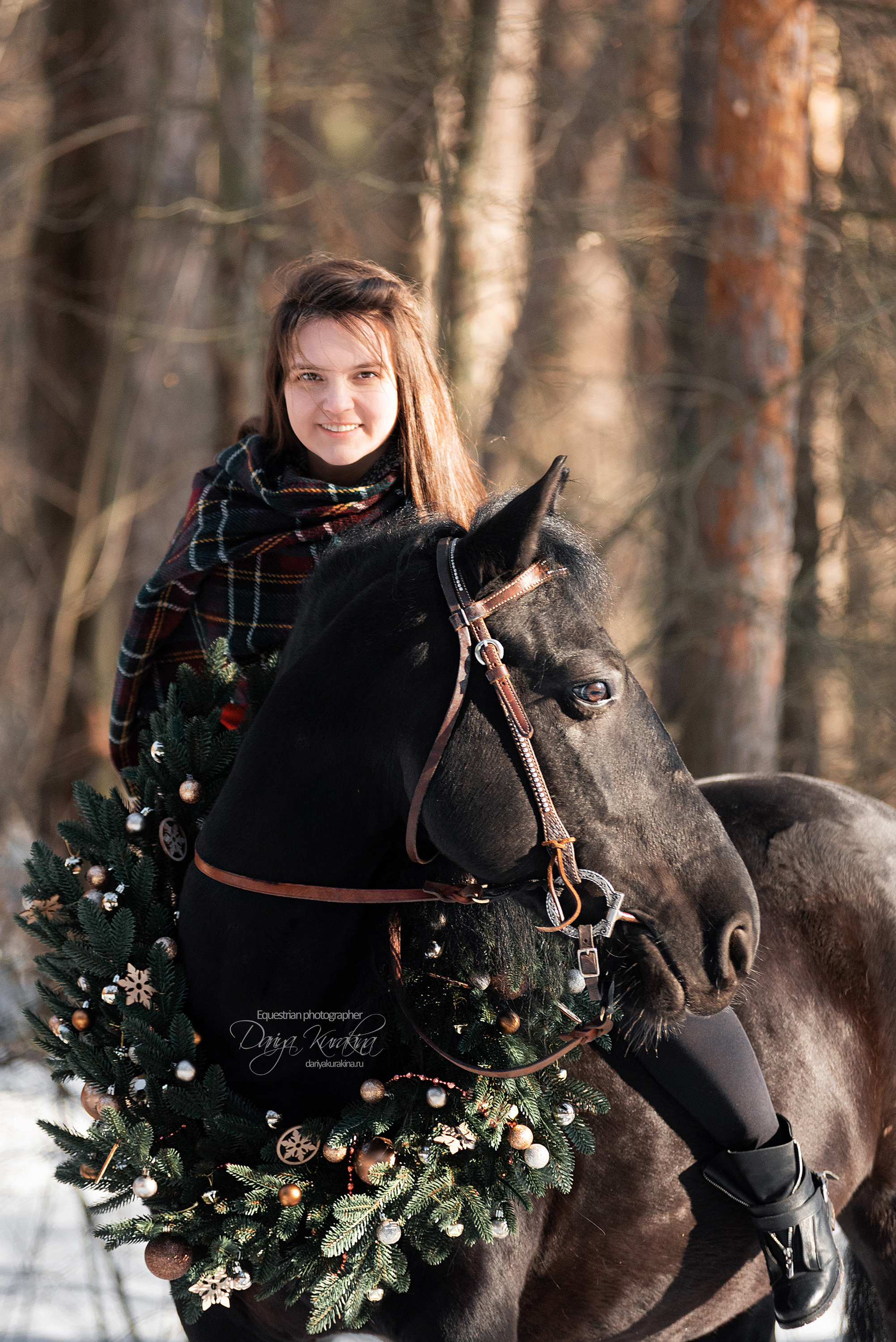 Лера и Бейлис. Конный фотограф Куракина Дарья • Фотосессии с лошадьми