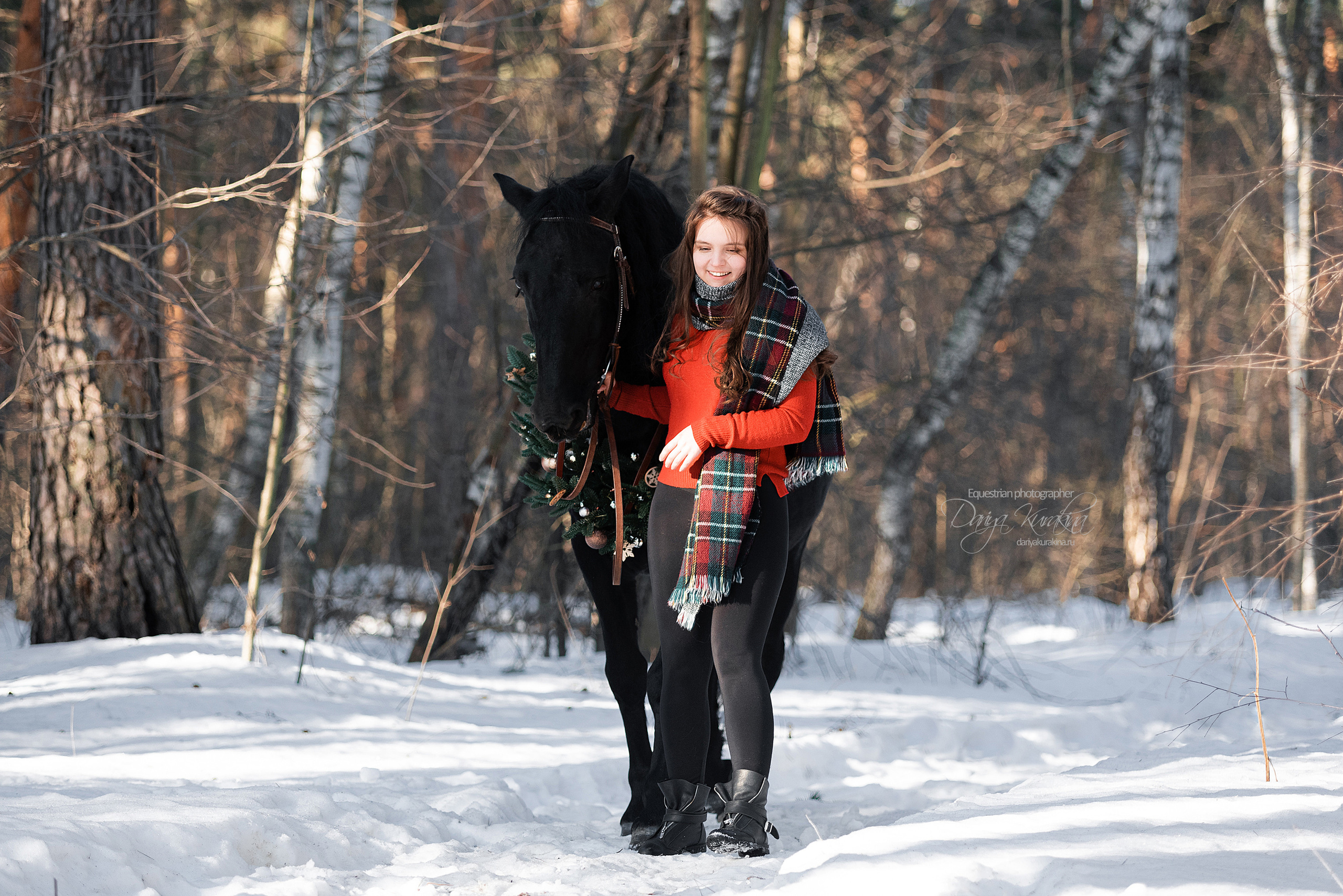 Лера и Бейлис. Конный фотограф Куракина Дарья • Фотосессии с лошадьми