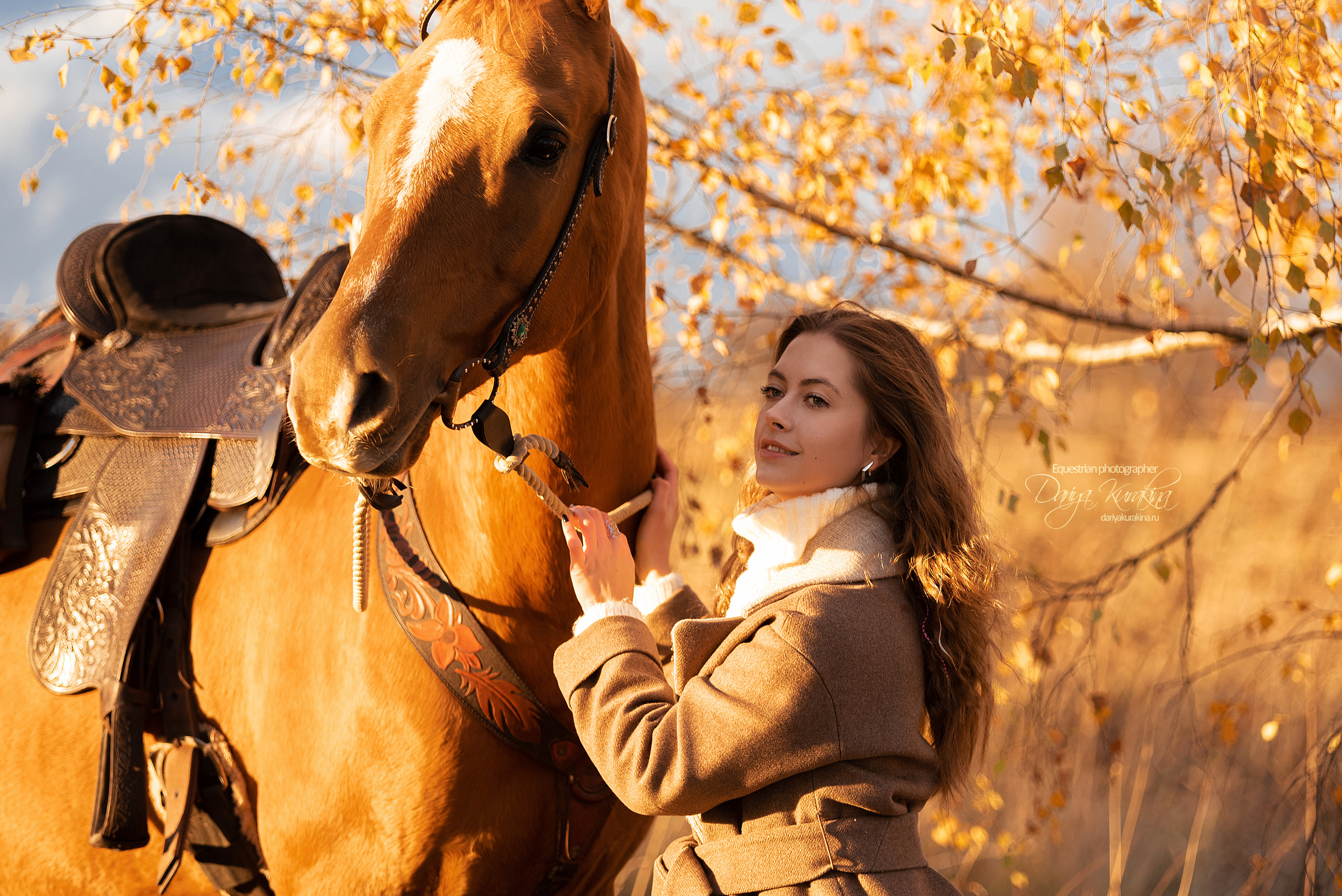Юля, Маша и Барабан. Конный фотограф Куракина Дарья • Фотосессии с лошадьми