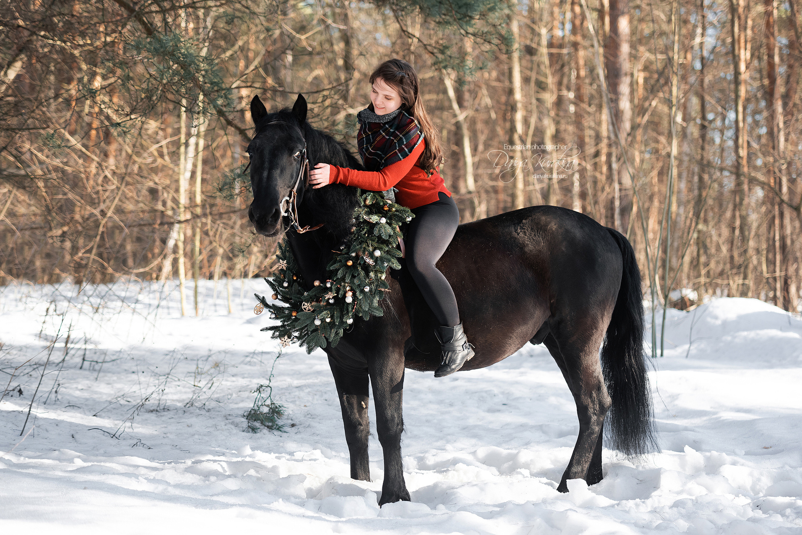 Лера и Бейлис. Конный фотограф Куракина Дарья • Фотосессии с лошадьми