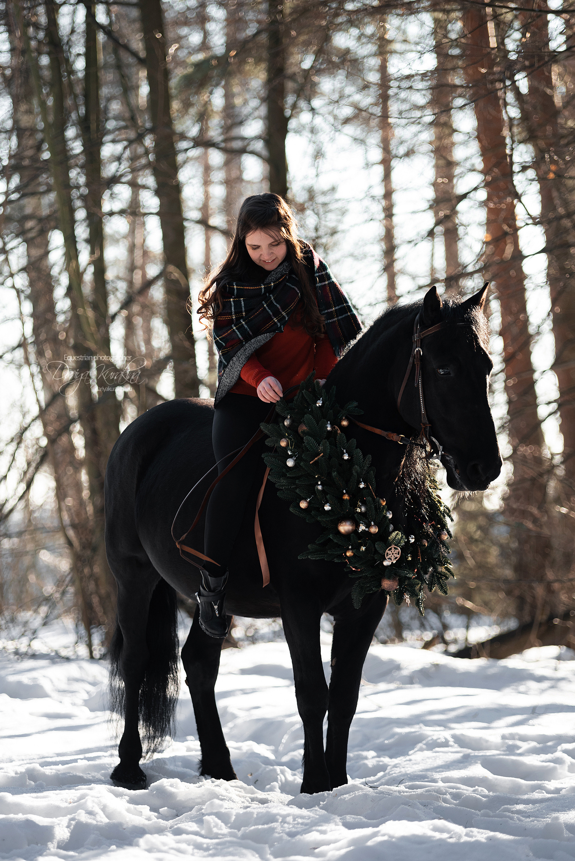 Лера и Бейлис. Конный фотограф Куракина Дарья • Фотосессии с лошадьми