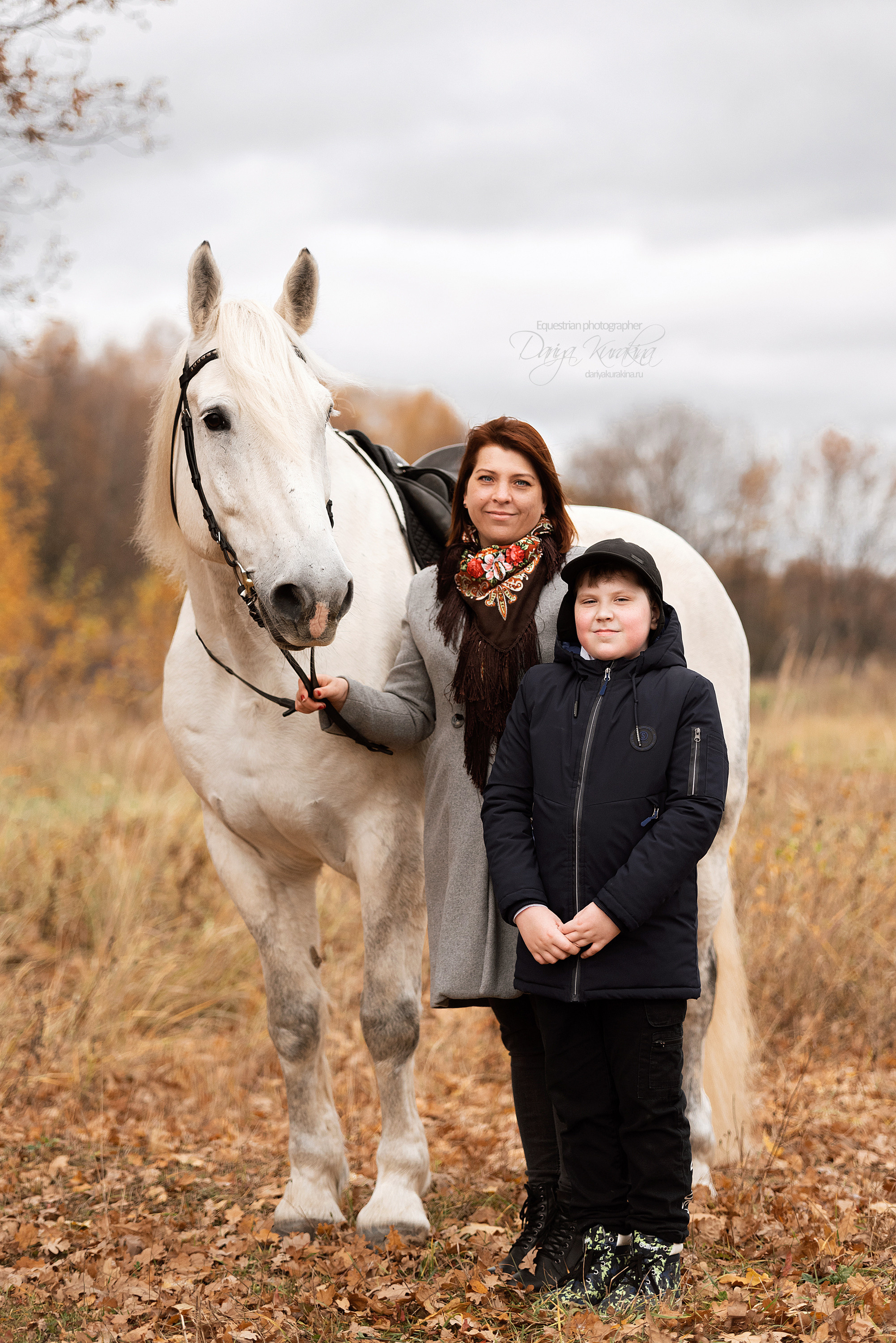Таня, Артем и Люпин. Конный фотограф Куракина Дарья • Фотосессии с лошадьми