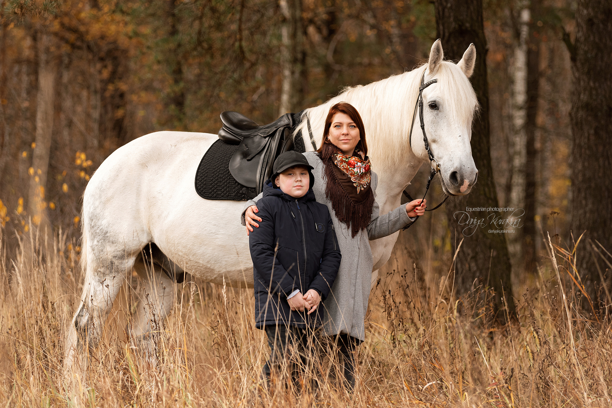 Таня, Артем и Люпин. Конный фотограф Куракина Дарья • Фотосессии с лошадьми