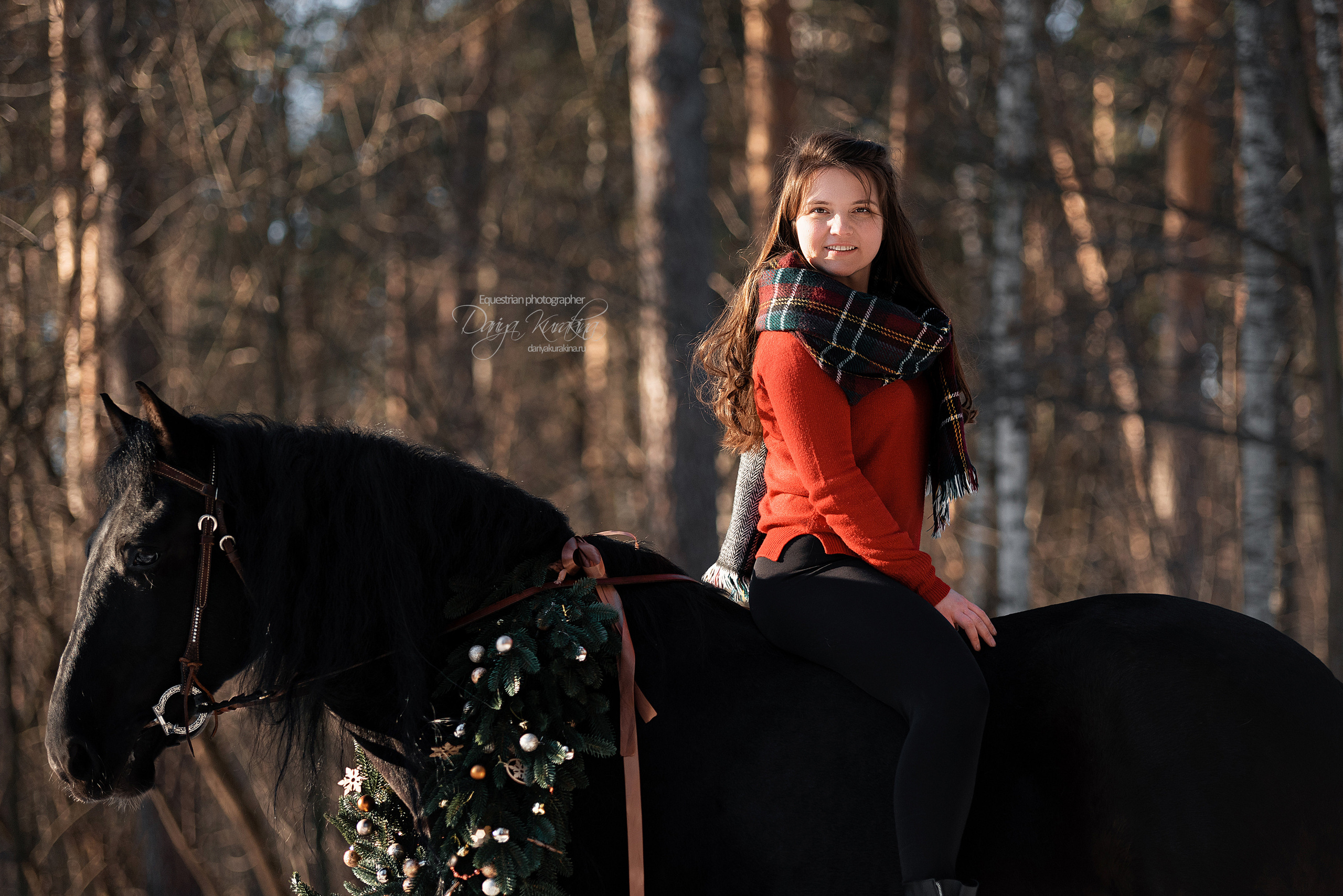 Лера и Бейлис. Конный фотограф Куракина Дарья • Фотосессии с лошадьми