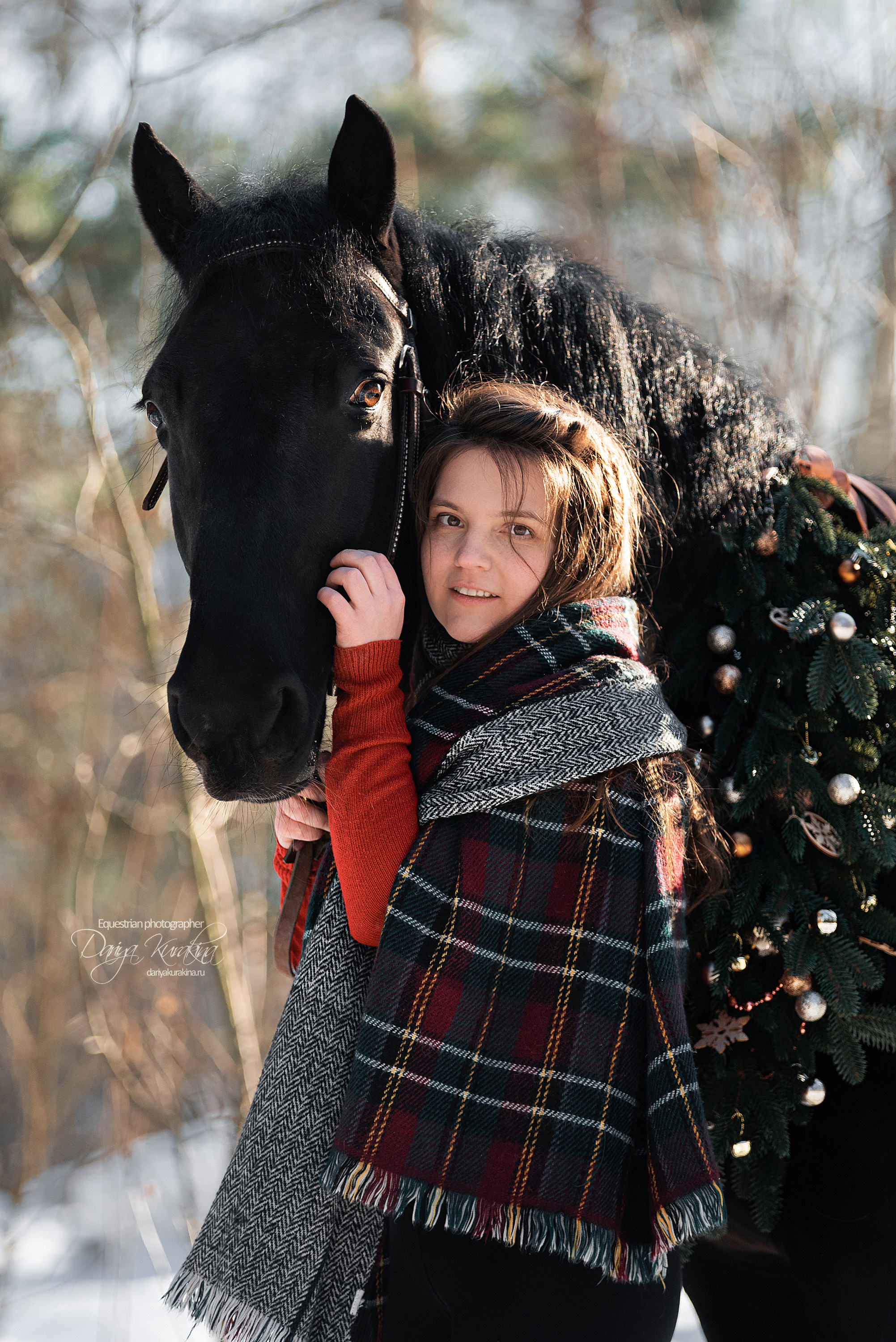 Лера и Бейлис. Конный фотограф Куракина Дарья • Фотосессии с лошадьми