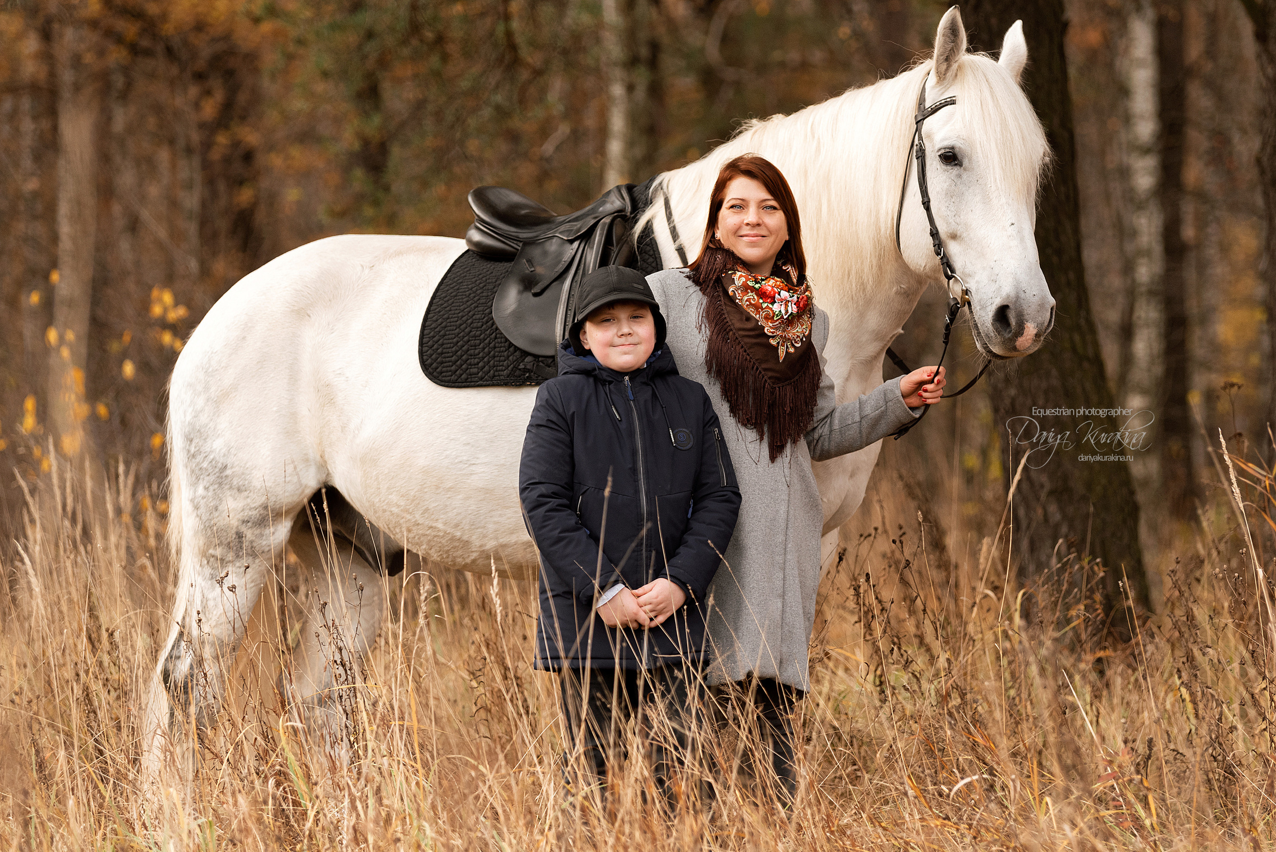 Таня, Артем и Люпин. Конный фотограф Куракина Дарья • Фотосессии с лошадьми