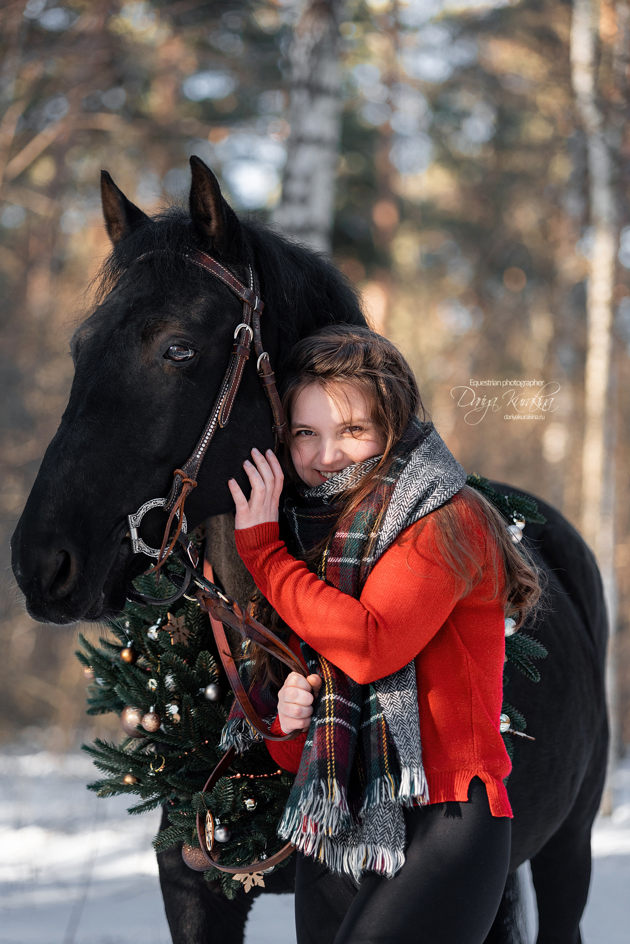 Лера и Бейлис. Конный фотограф Куракина Дарья • Фотосессии с лошадьми