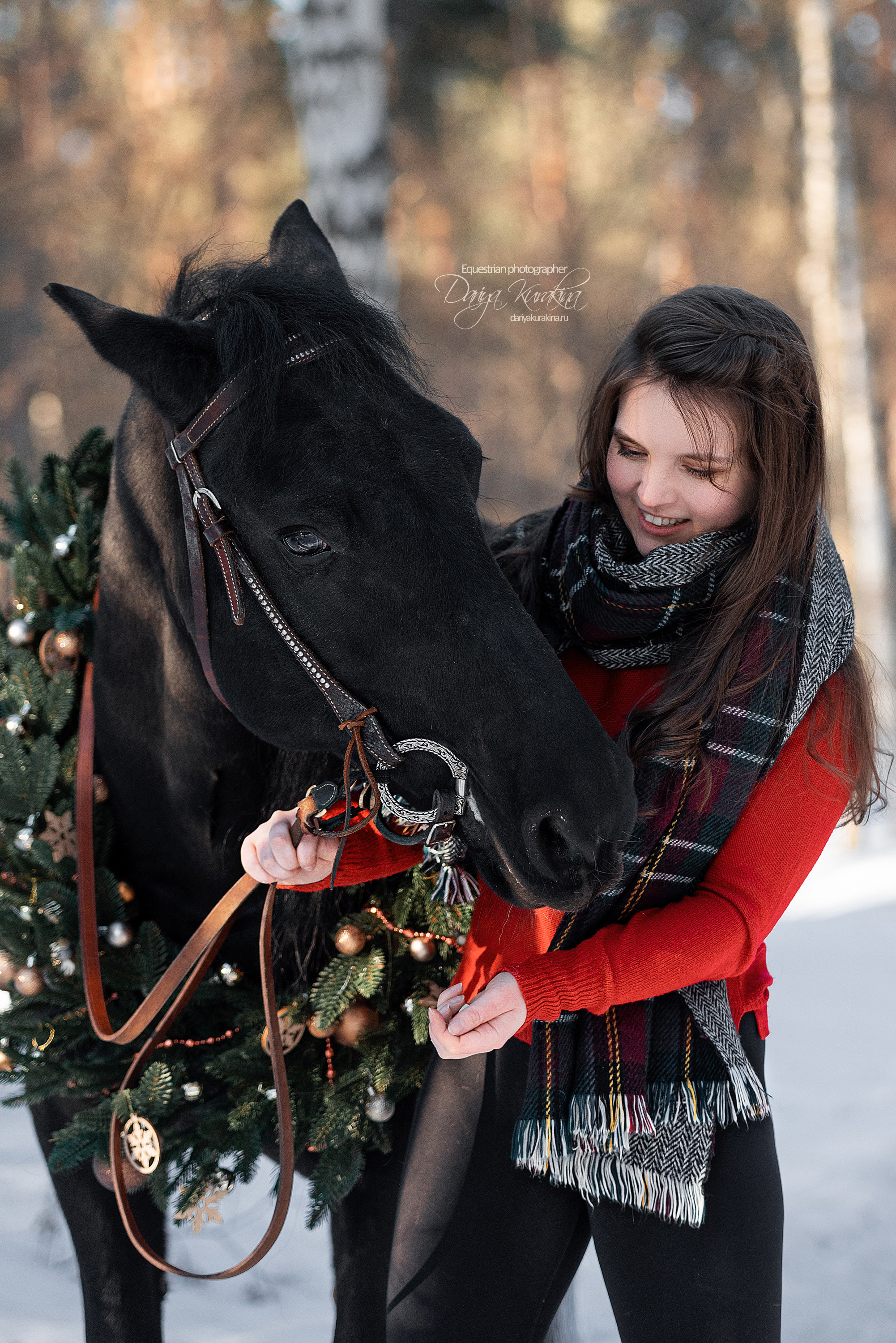 Лера и Бейлис. Конный фотограф Куракина Дарья • Фотосессии с лошадьми