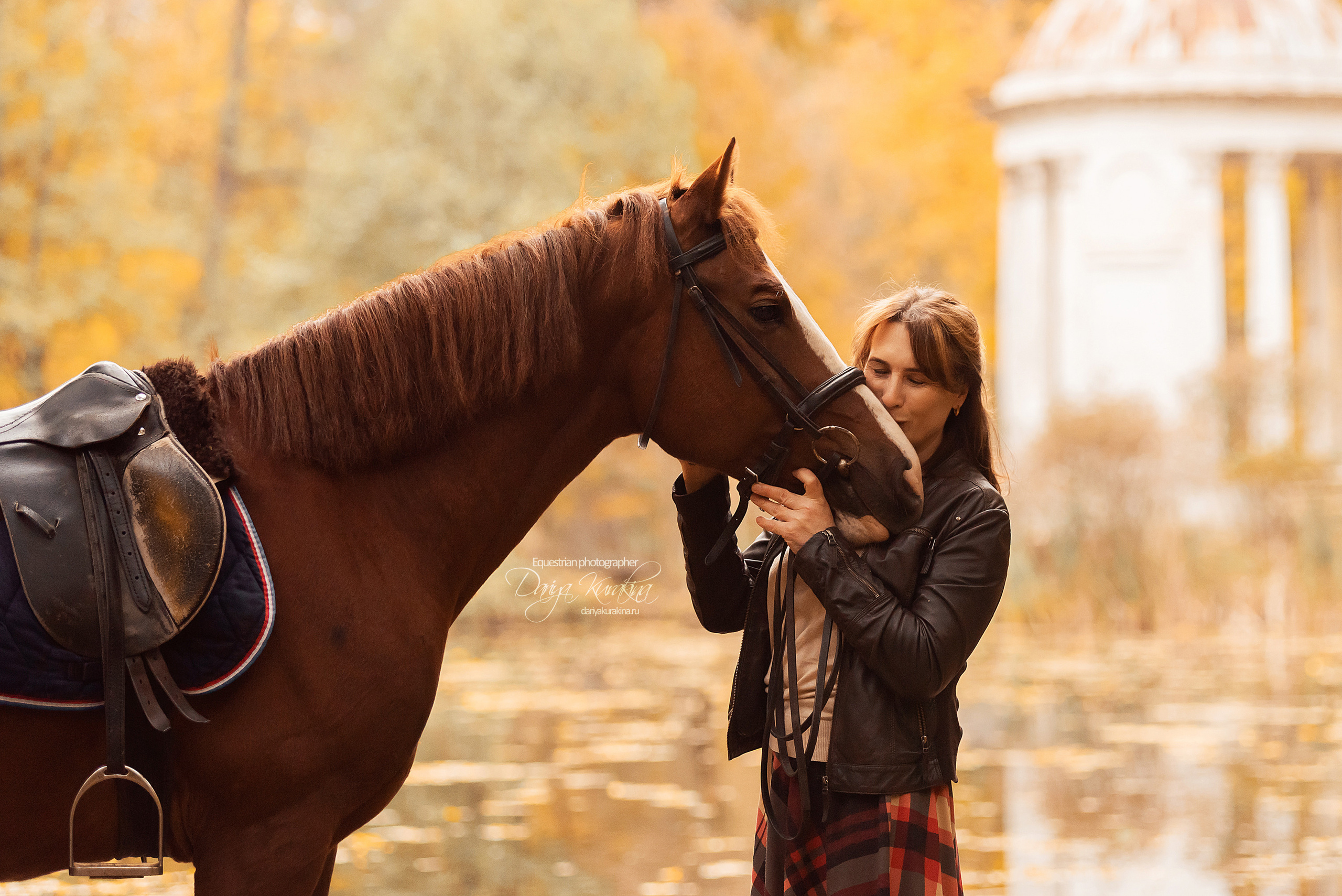 Оксана и Атос. Конный фотограф Куракина Дарья • Фотосессии с лошадьми
