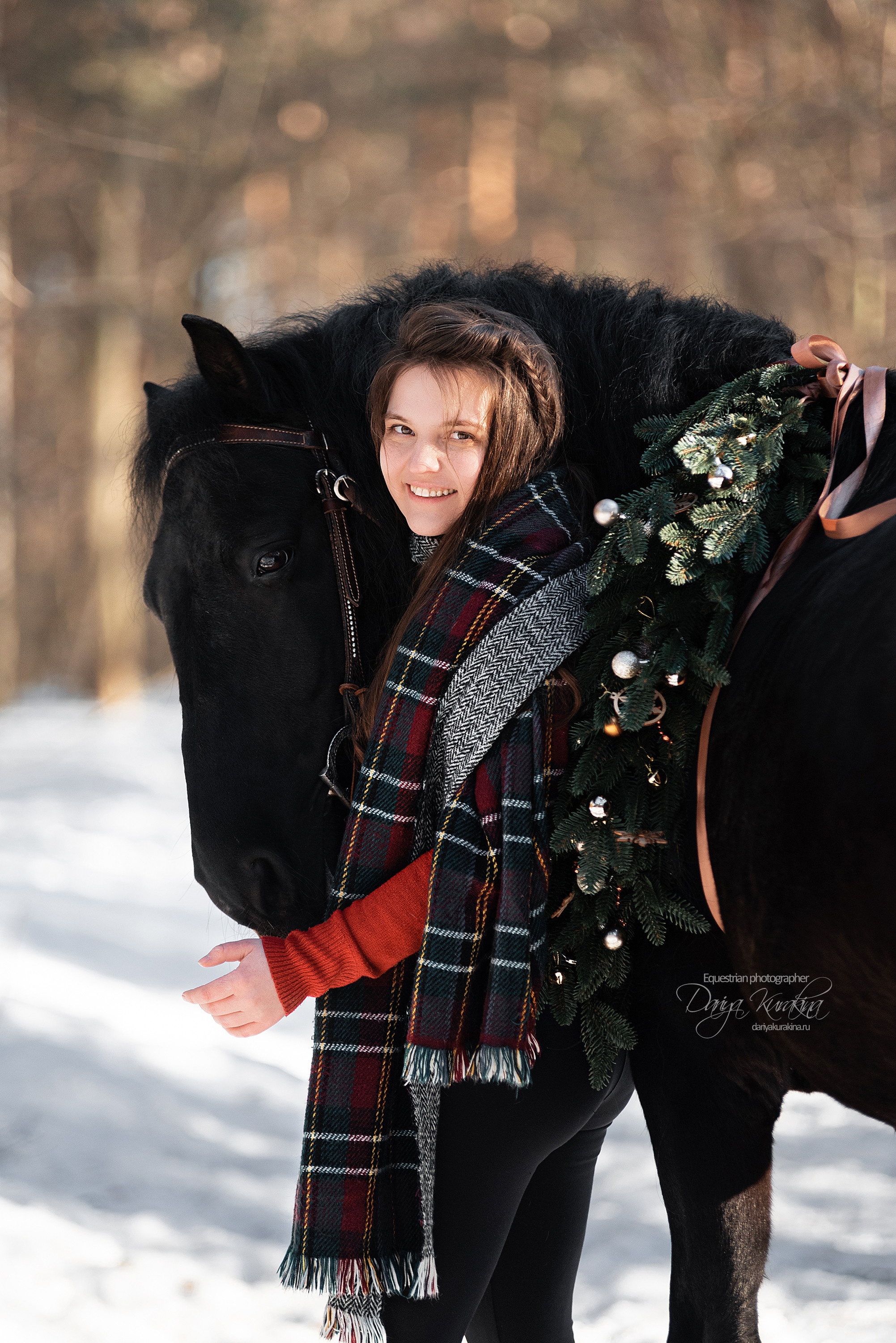 Лера и Бейлис. Конный фотограф Куракина Дарья • Фотосессии с лошадьми