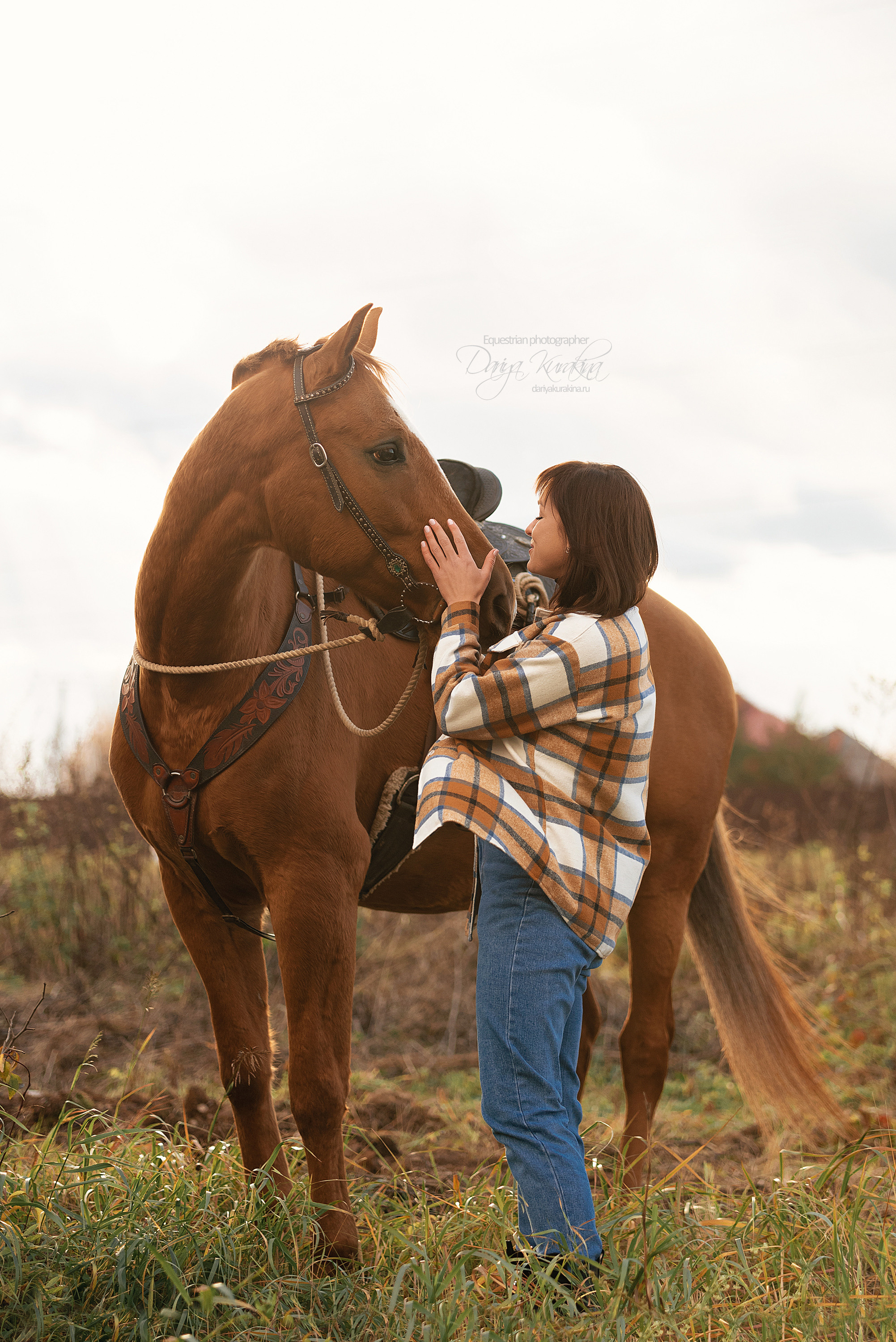 Юля, Маша и Барабан. Конный фотограф Куракина Дарья • Фотосессии с лошадьми