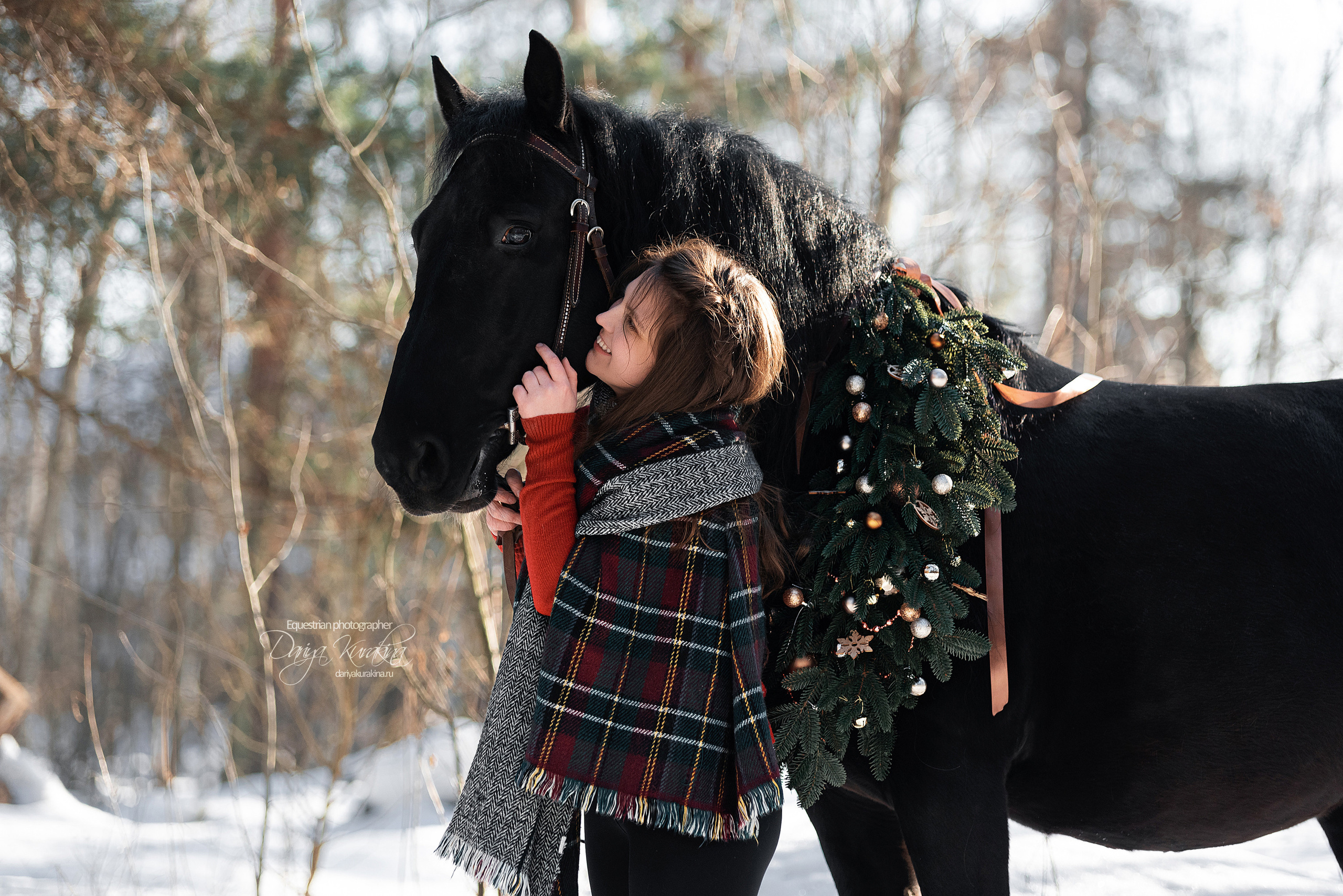 Лера и Бейлис. Конный фотограф Куракина Дарья • Фотосессии с лошадьми