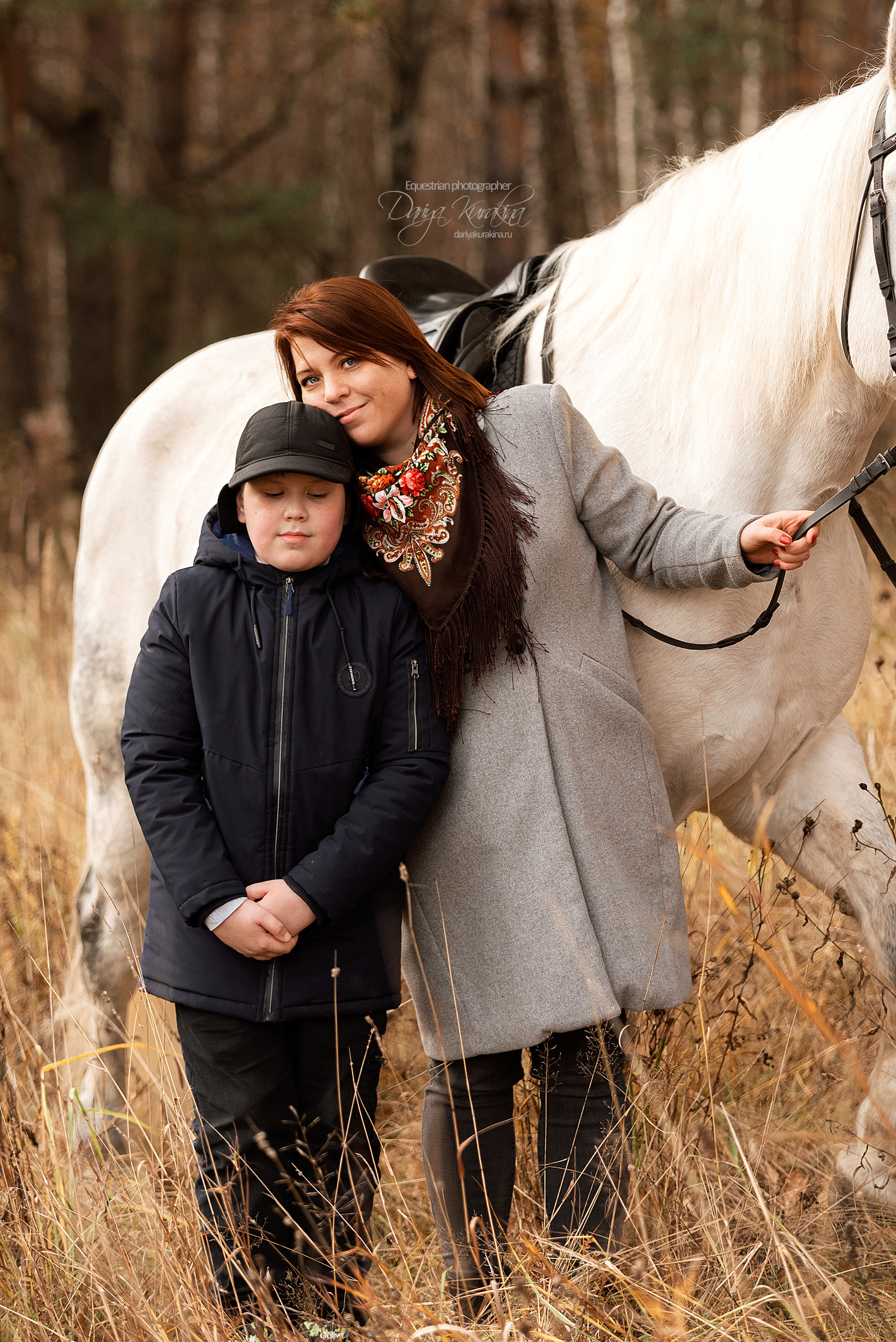 Таня, Артем и Люпин. Конный фотограф Куракина Дарья • Фотосессии с лошадьми