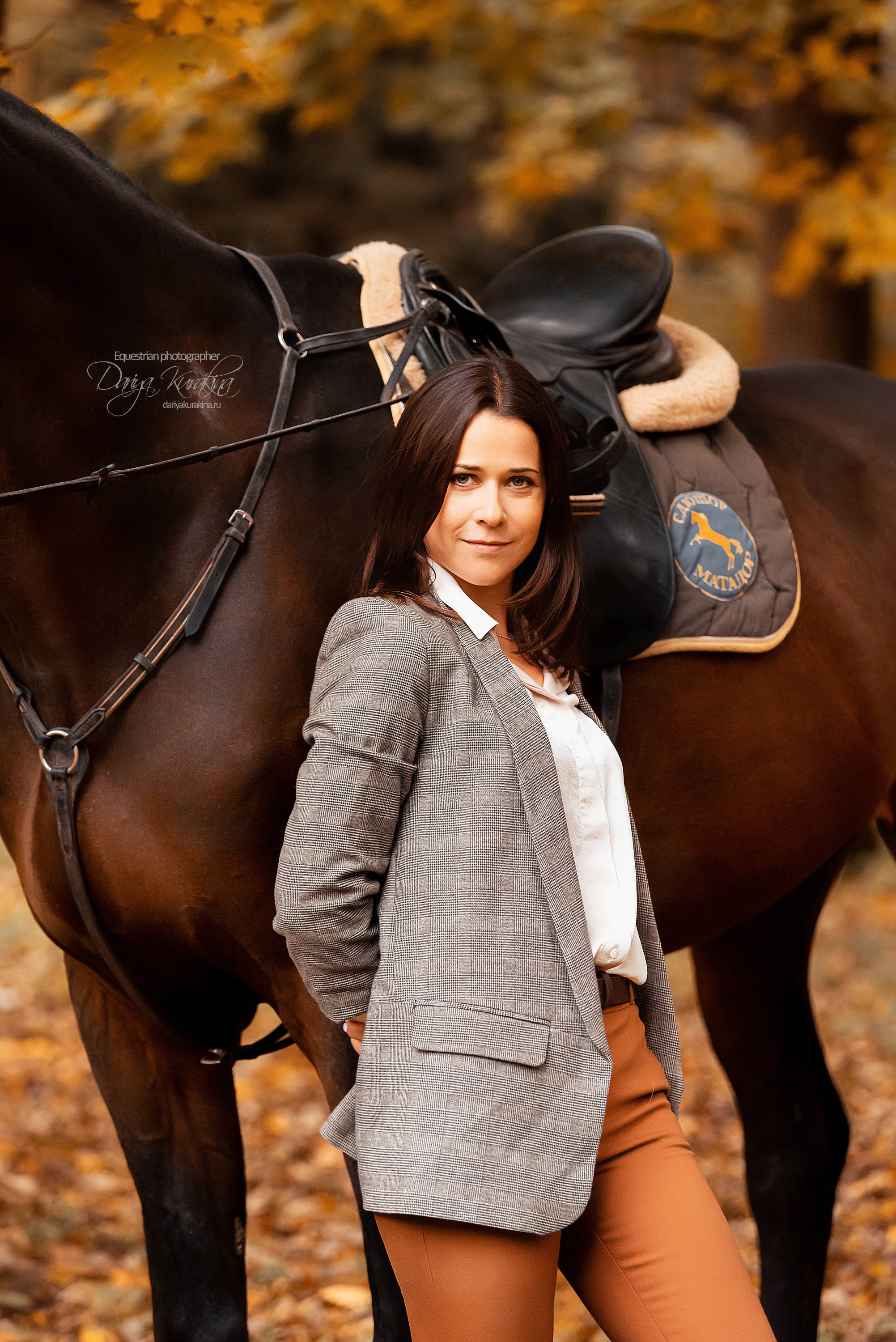 Юля и Максимус. Конный фотограф Куракина Дарья • Фотосессии с лошадьми