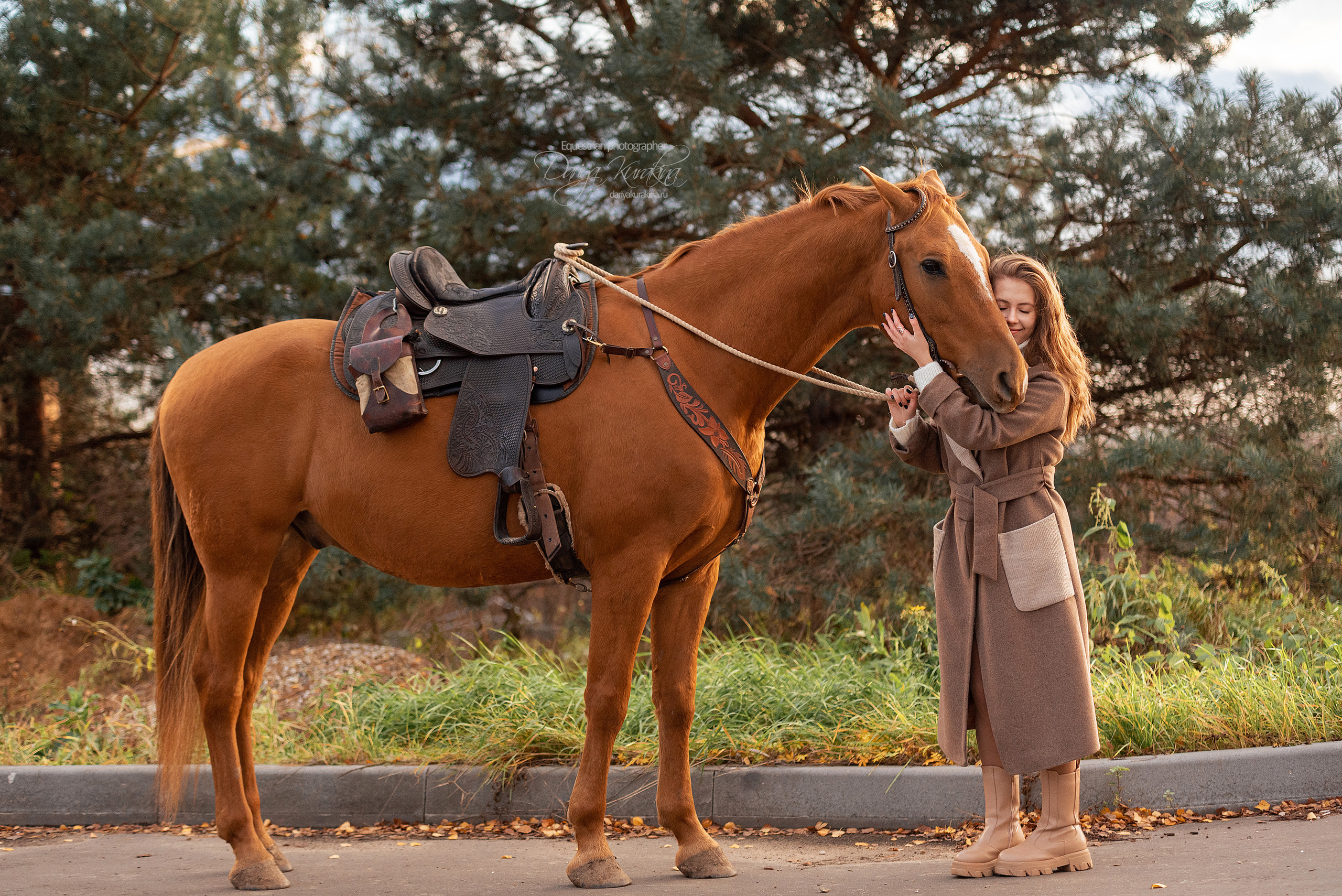 Юля, Маша и Барабан. Конный фотограф Куракина Дарья • Фотосессии с лошадьми