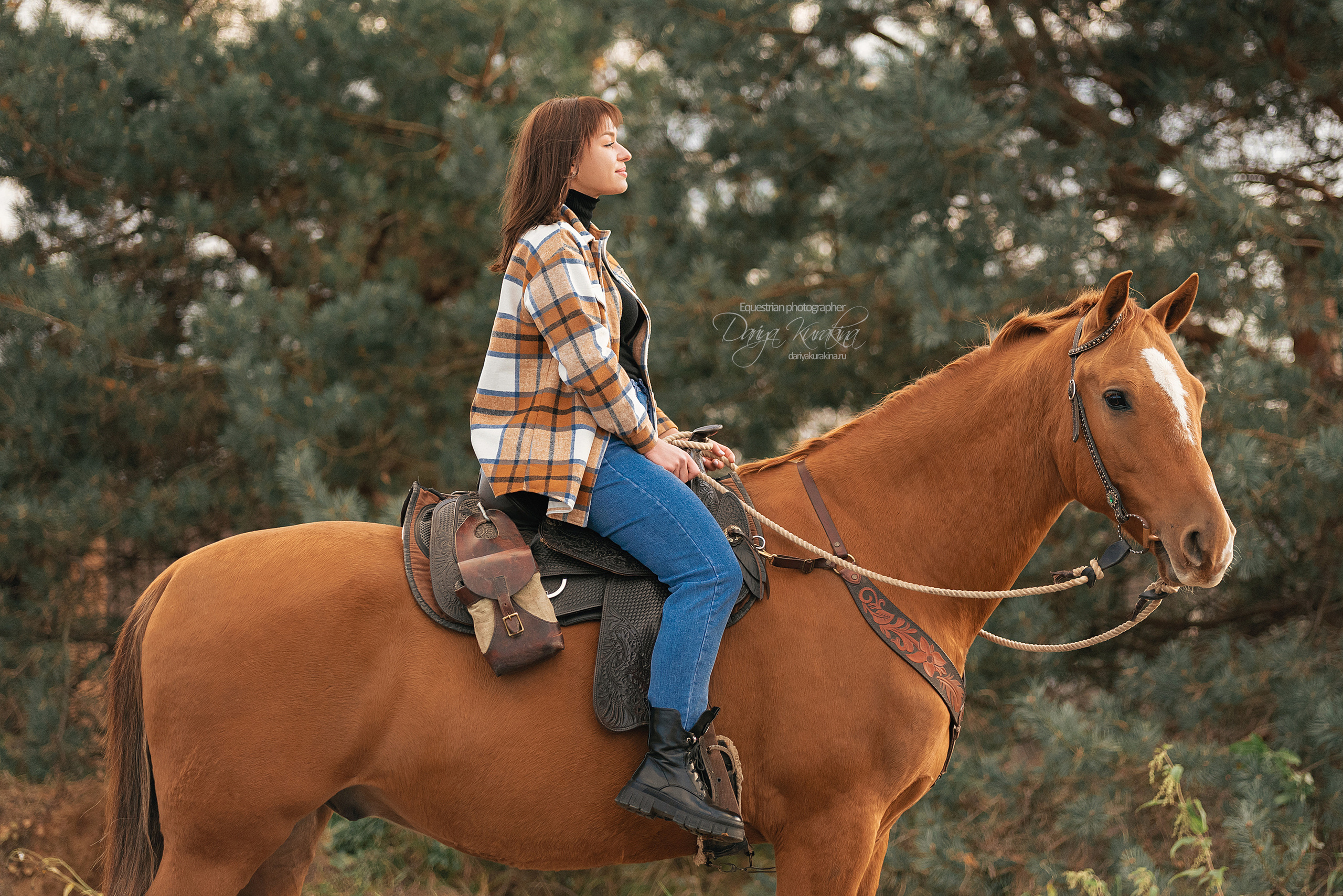 Юля, Маша и Барабан. Конный фотограф Куракина Дарья • Фотосессии с лошадьми