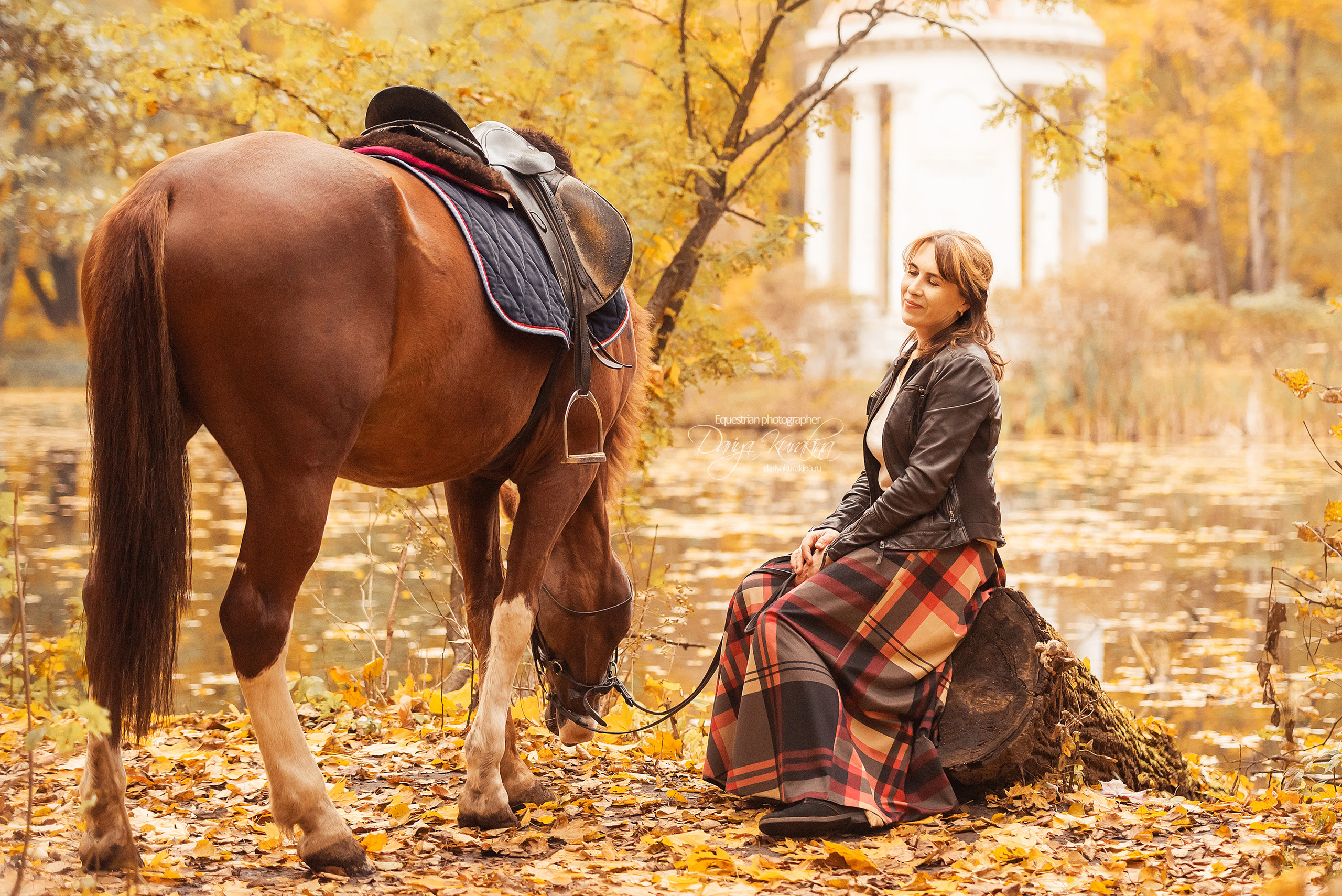 Оксана и Атос. Конный фотограф Куракина Дарья • Фотосессии с лошадьми