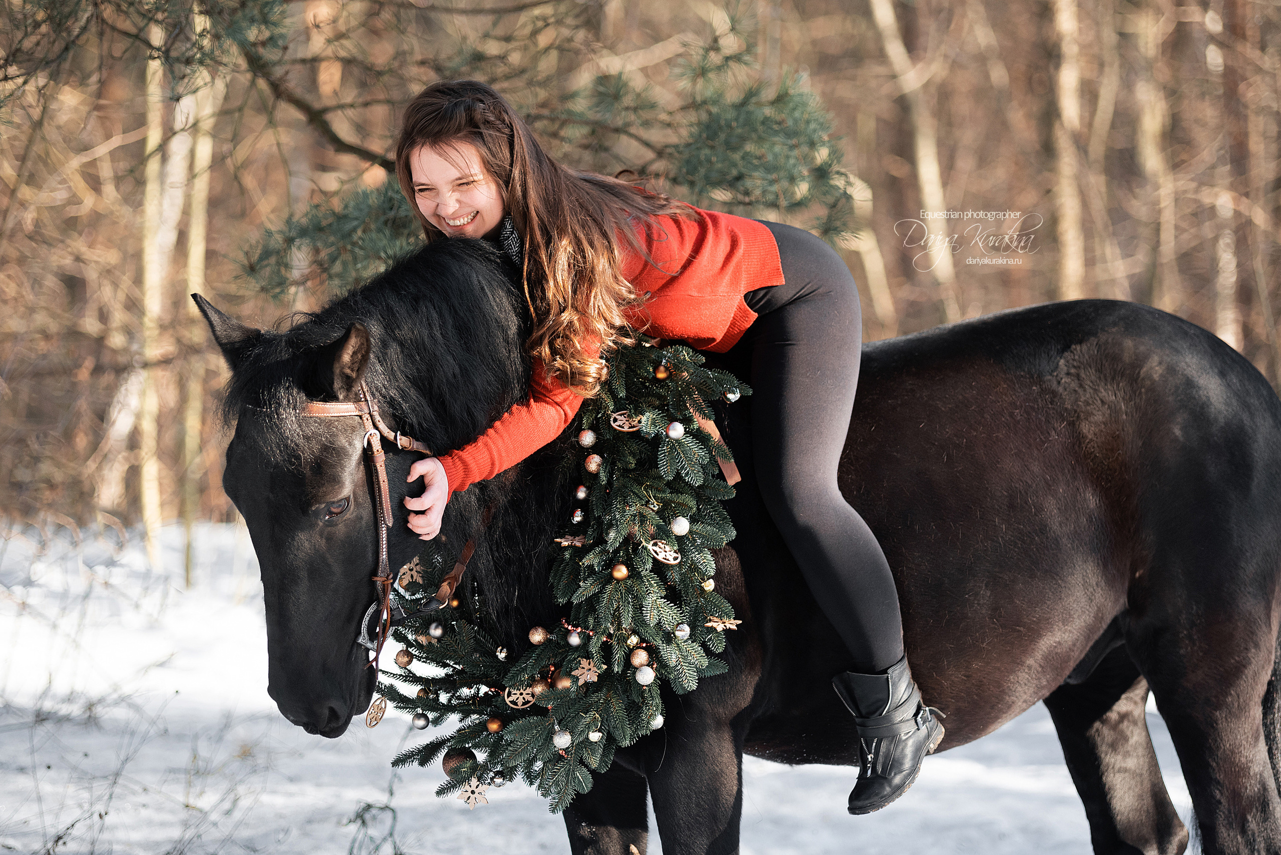 Лера и Бейлис. Конный фотограф Куракина Дарья • Фотосессии с лошадьми
