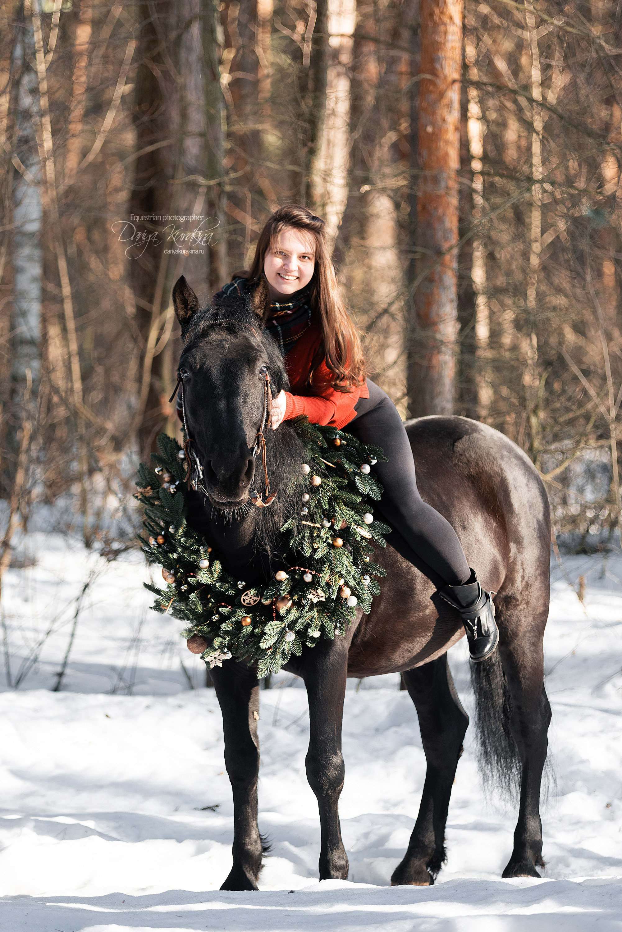Лера и Бейлис. Конный фотограф Куракина Дарья • Фотосессии с лошадьми