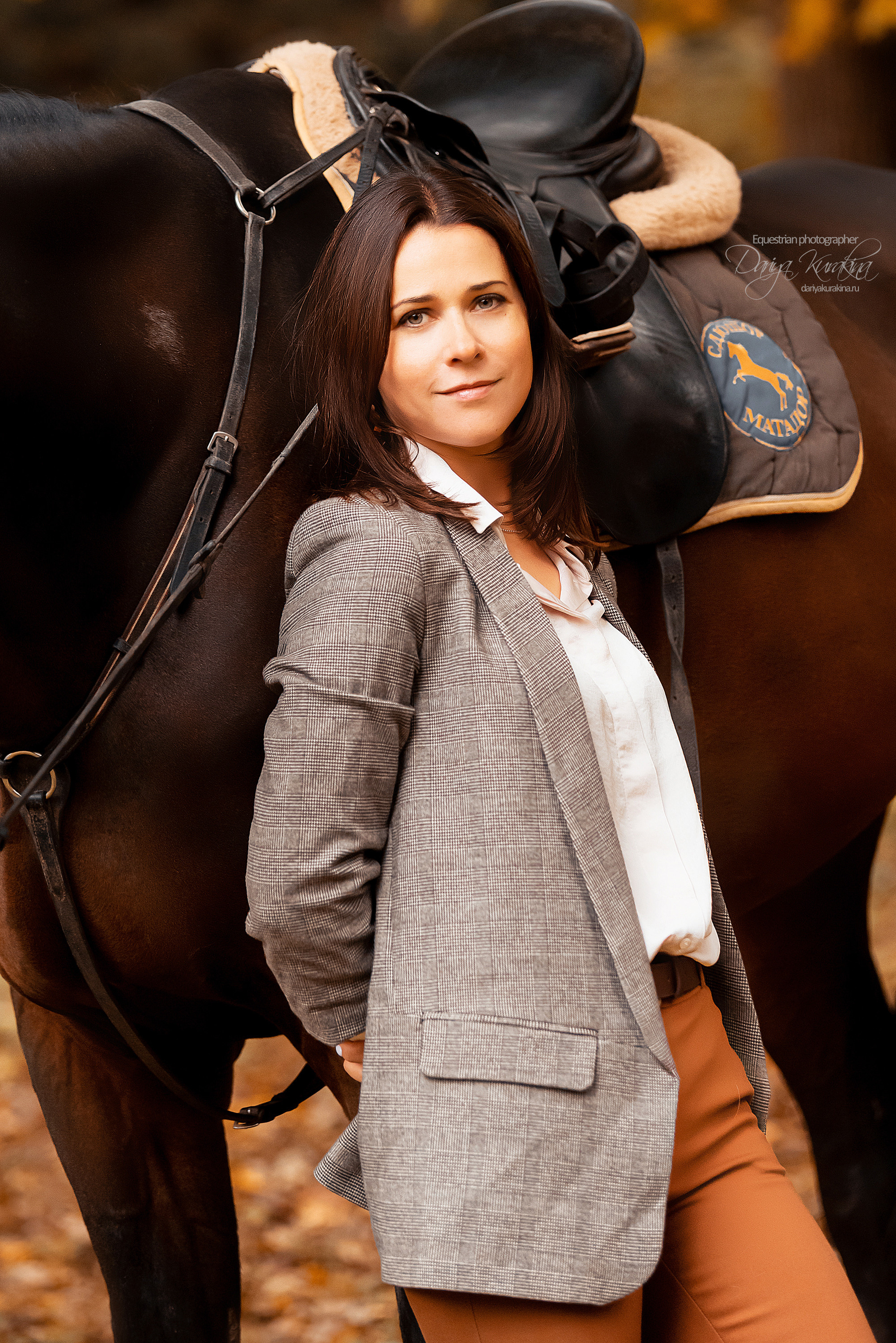 Юля и Максимус. Конный фотограф Куракина Дарья • Фотосессии с лошадьми