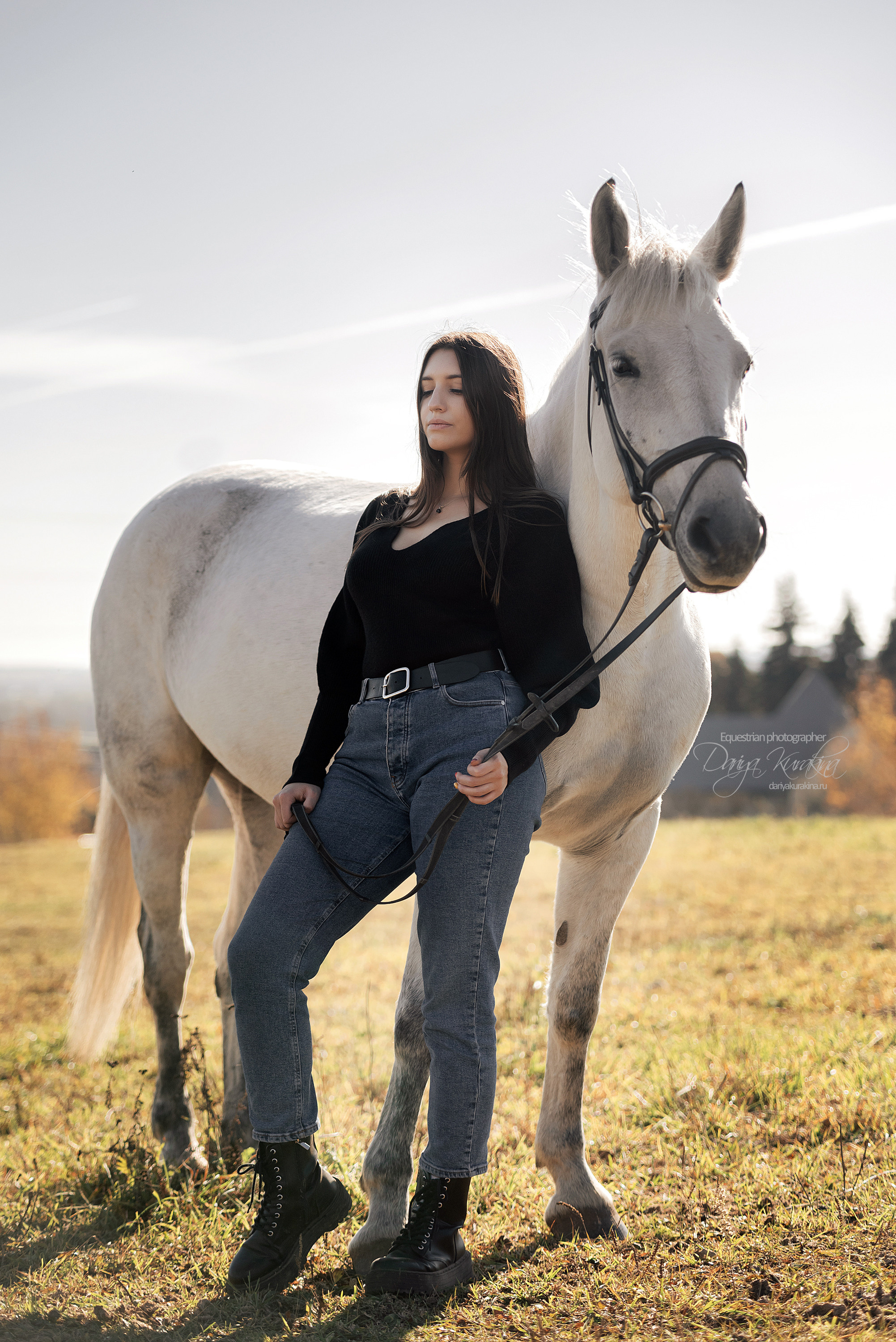 Юля и Гера. Конный фотограф Куракина Дарья • Фотосессии с лошадьми