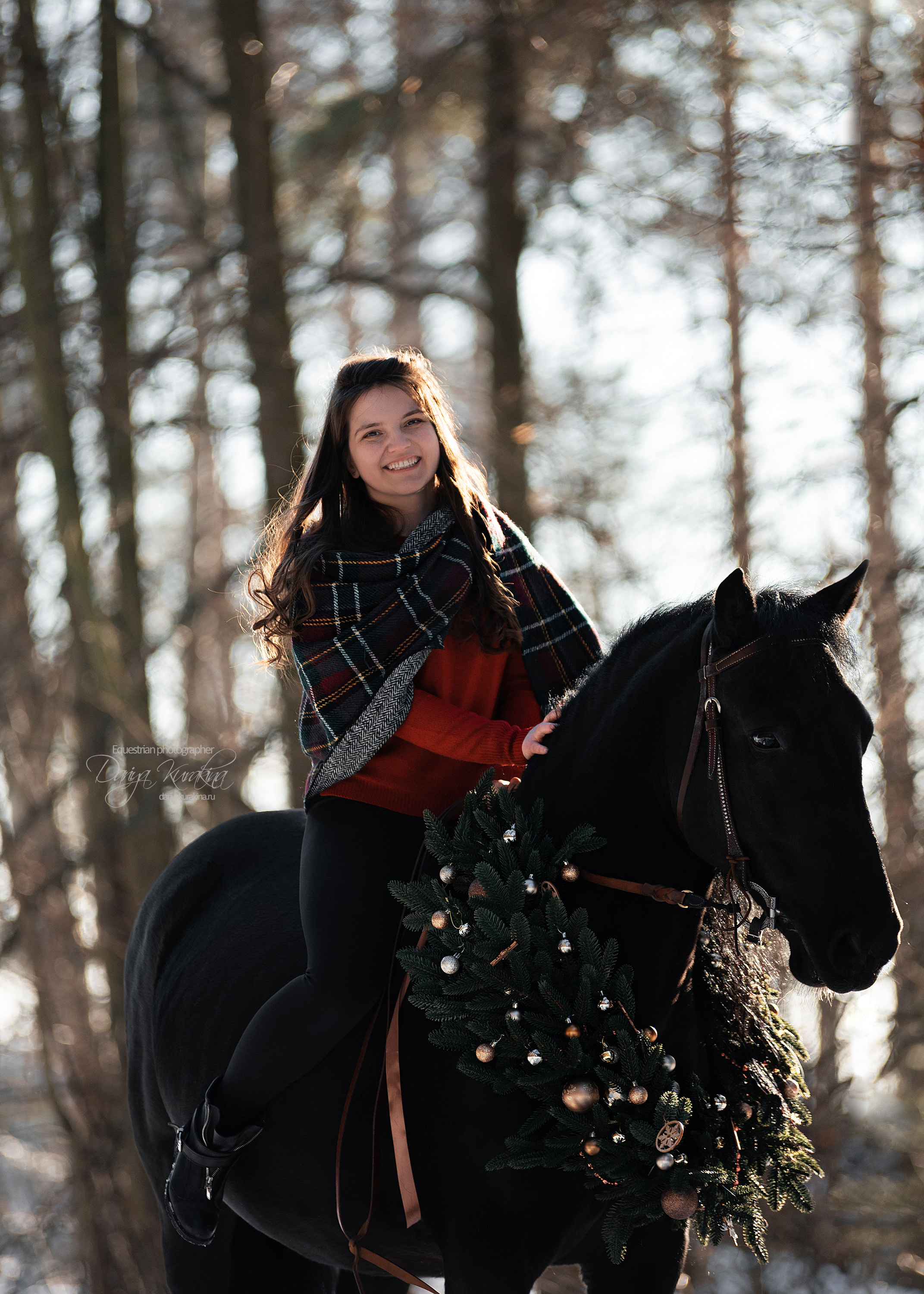 Лера и Бейлис. Конный фотограф Куракина Дарья • Фотосессии с лошадьми