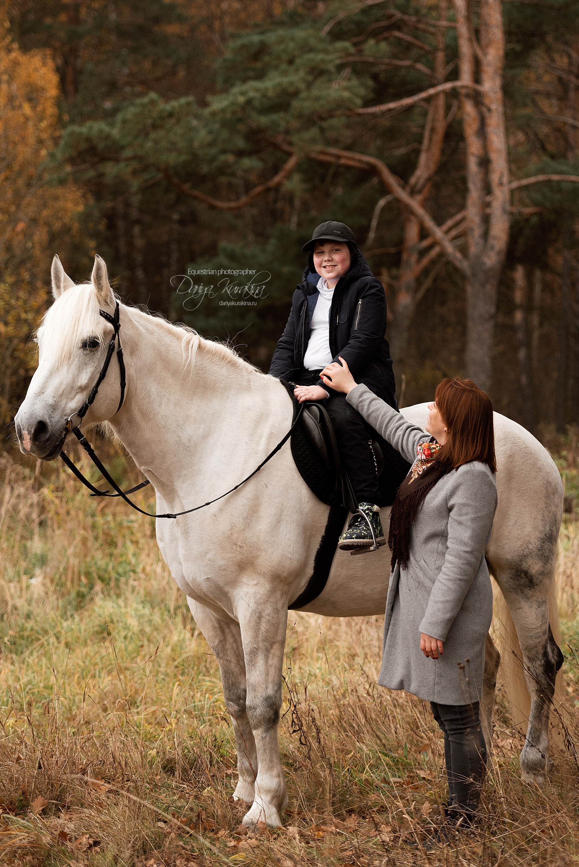Таня, Артем и Люпин. Конный фотограф Куракина Дарья • Фотосессии с лошадьми