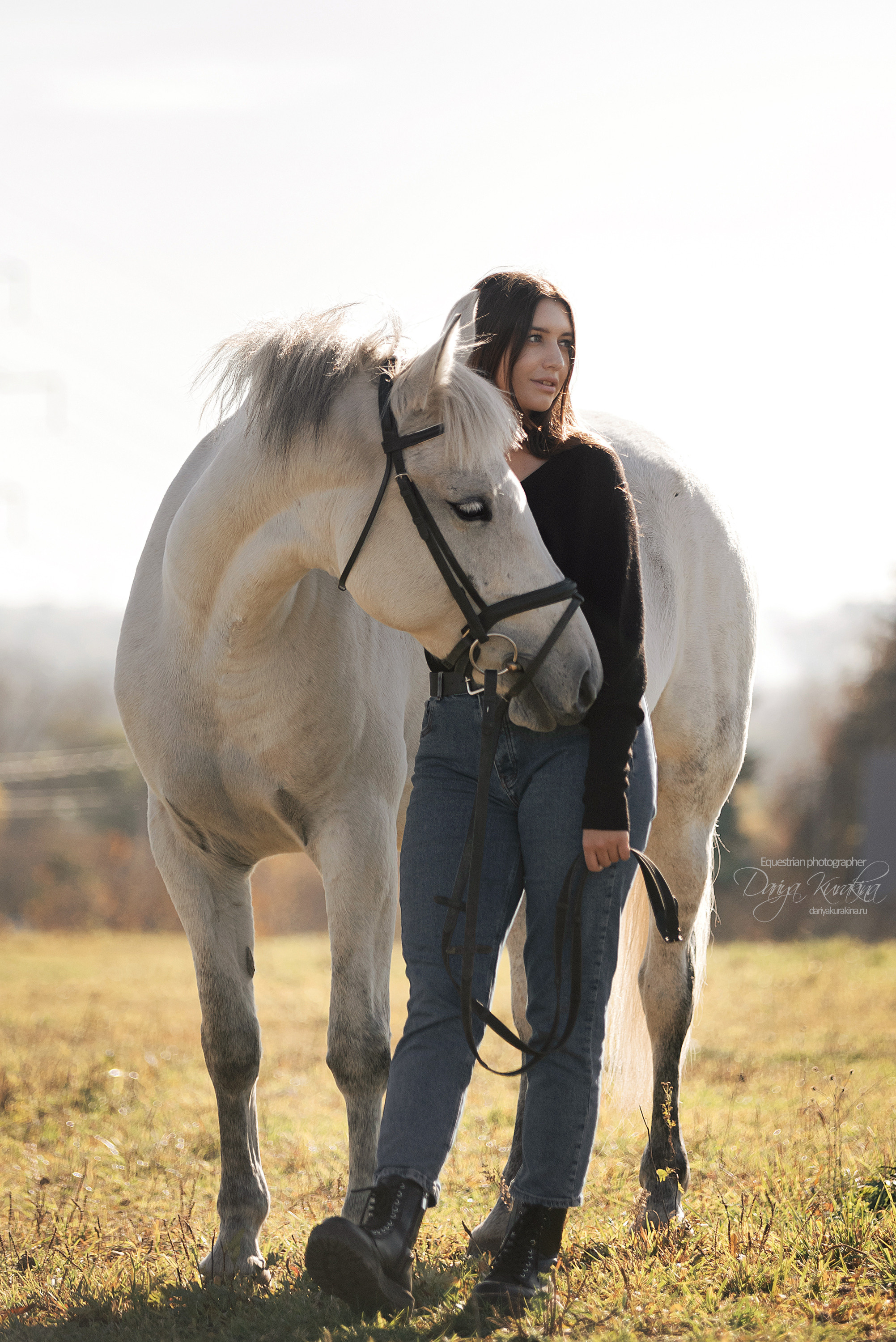 Юля и Гера. Конный фотограф Куракина Дарья • Фотосессии с лошадьми